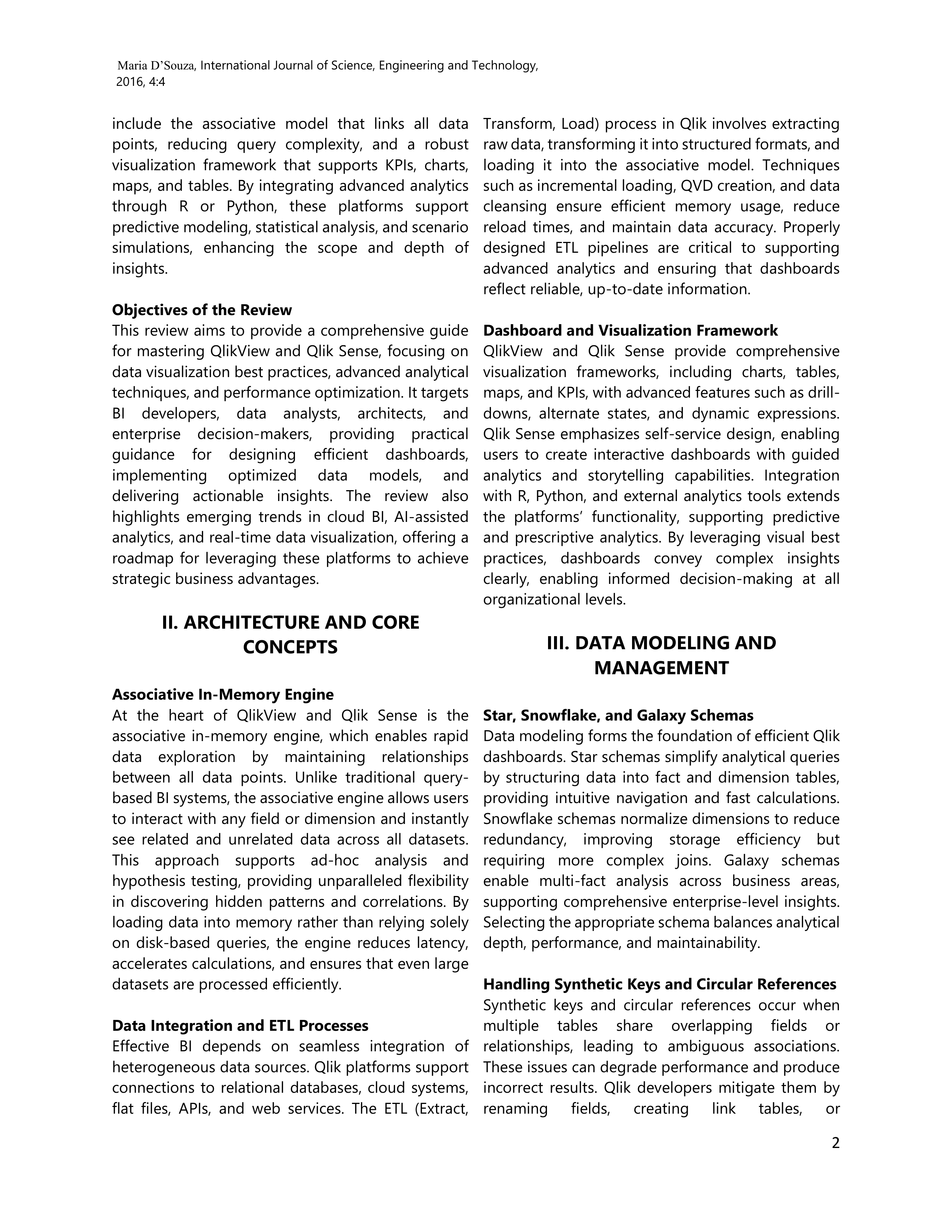 Qlik Data Visualization — page 2