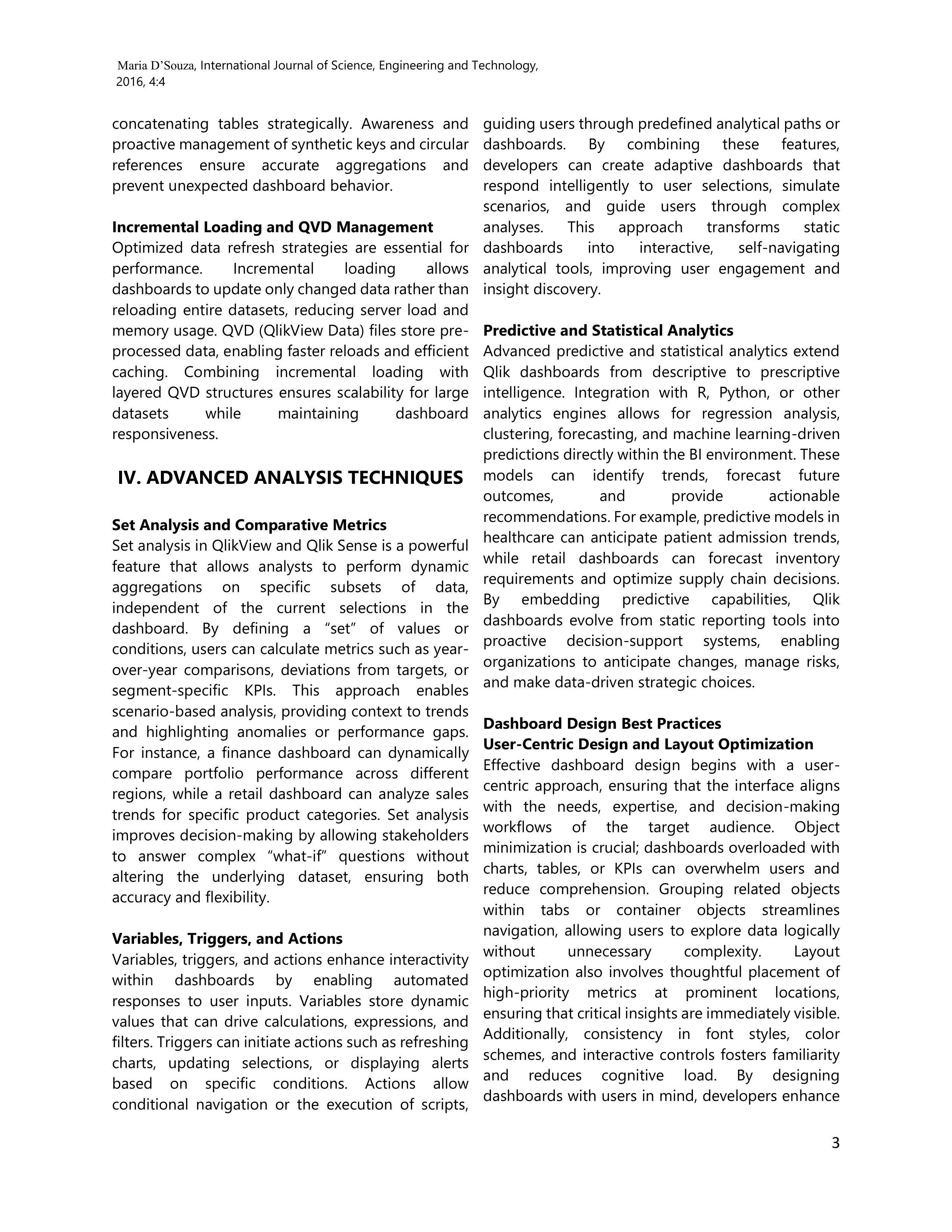 Qlik Data Visualization — page 3