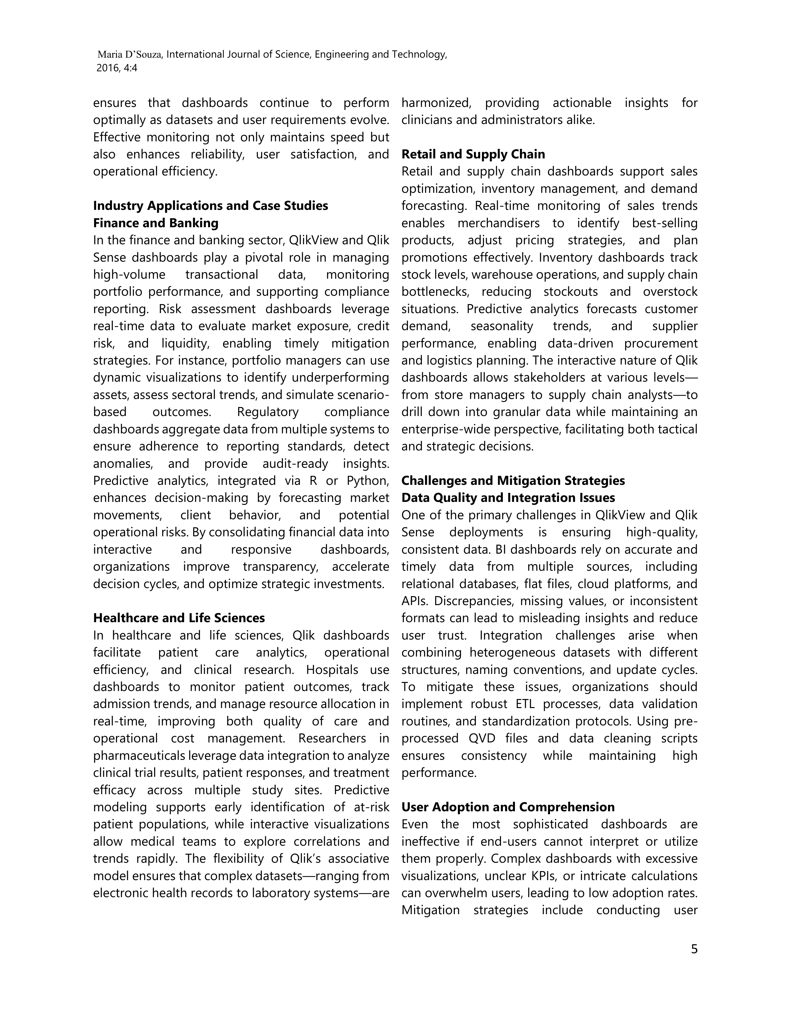 Qlik Data Visualization — page 5