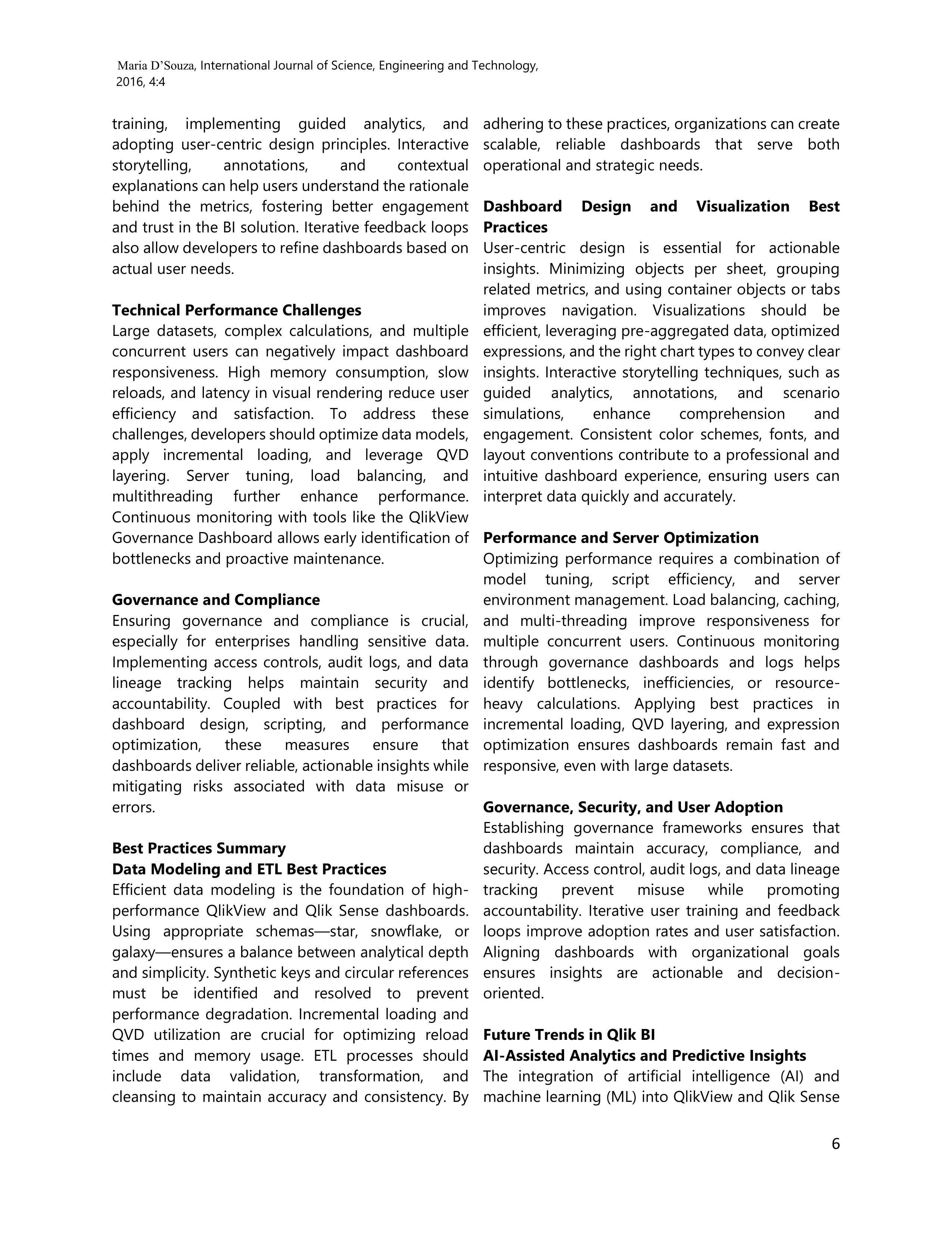 Qlik Data Visualization — page 6
