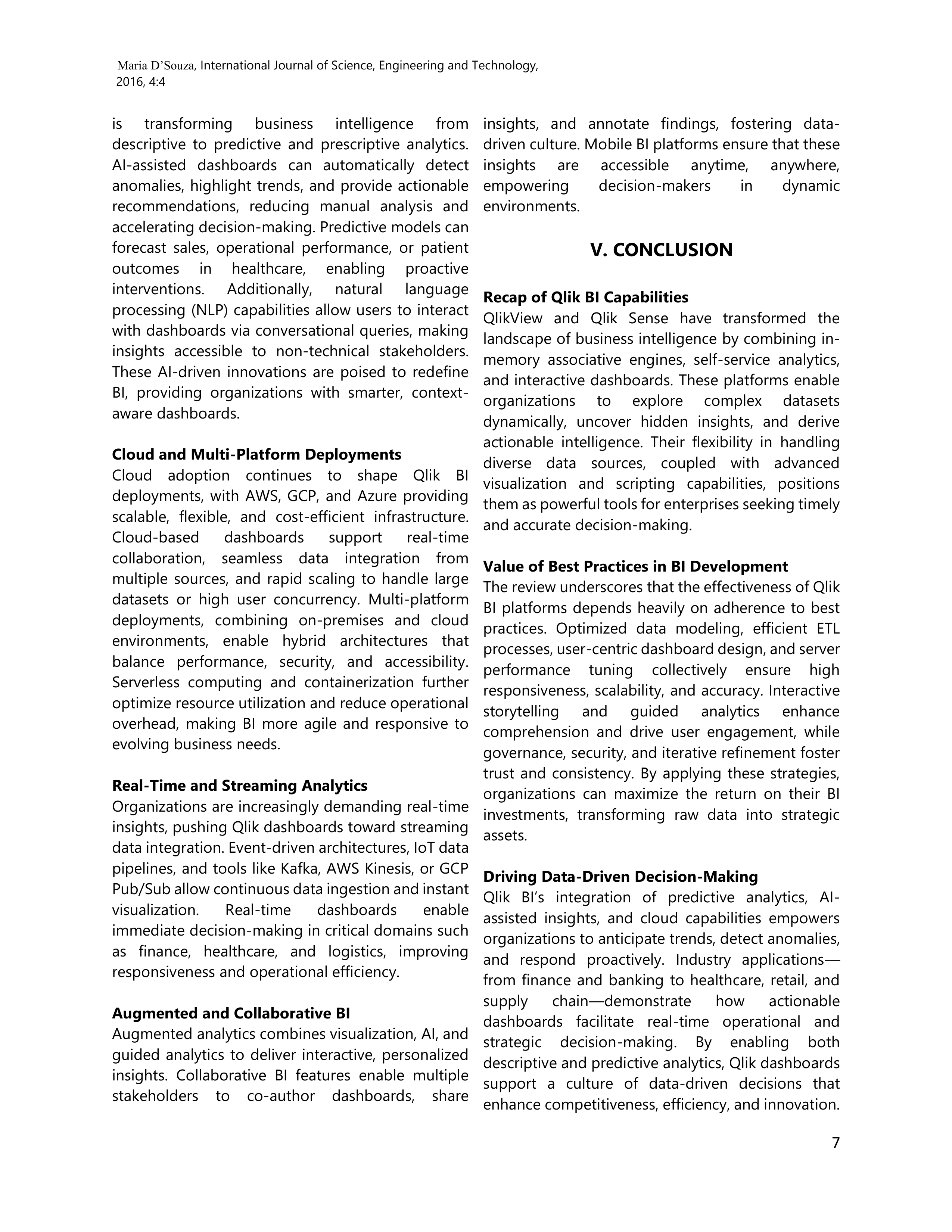 Qlik Data Visualization — page 7
