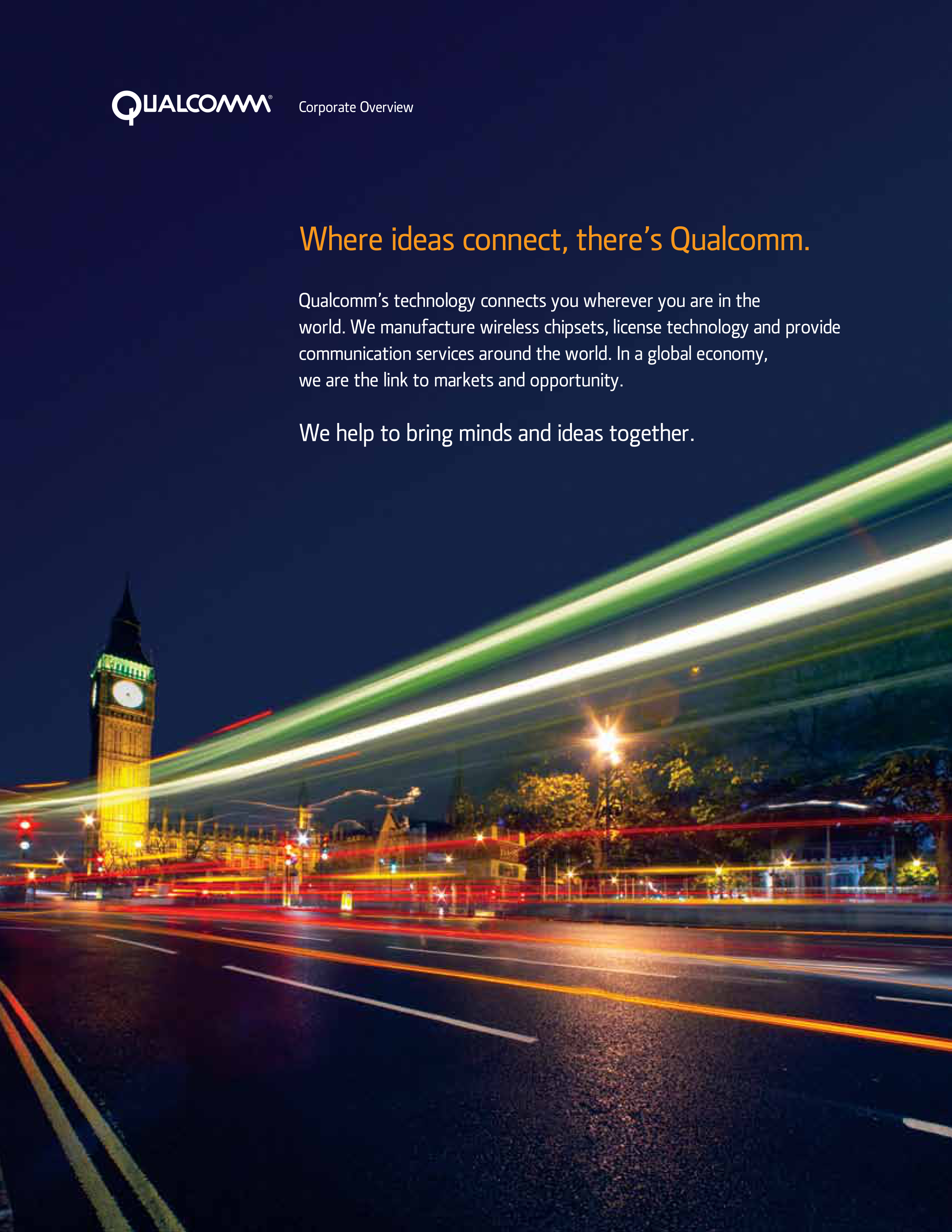 Qualcomm Corporate Overview Brochure — page 1