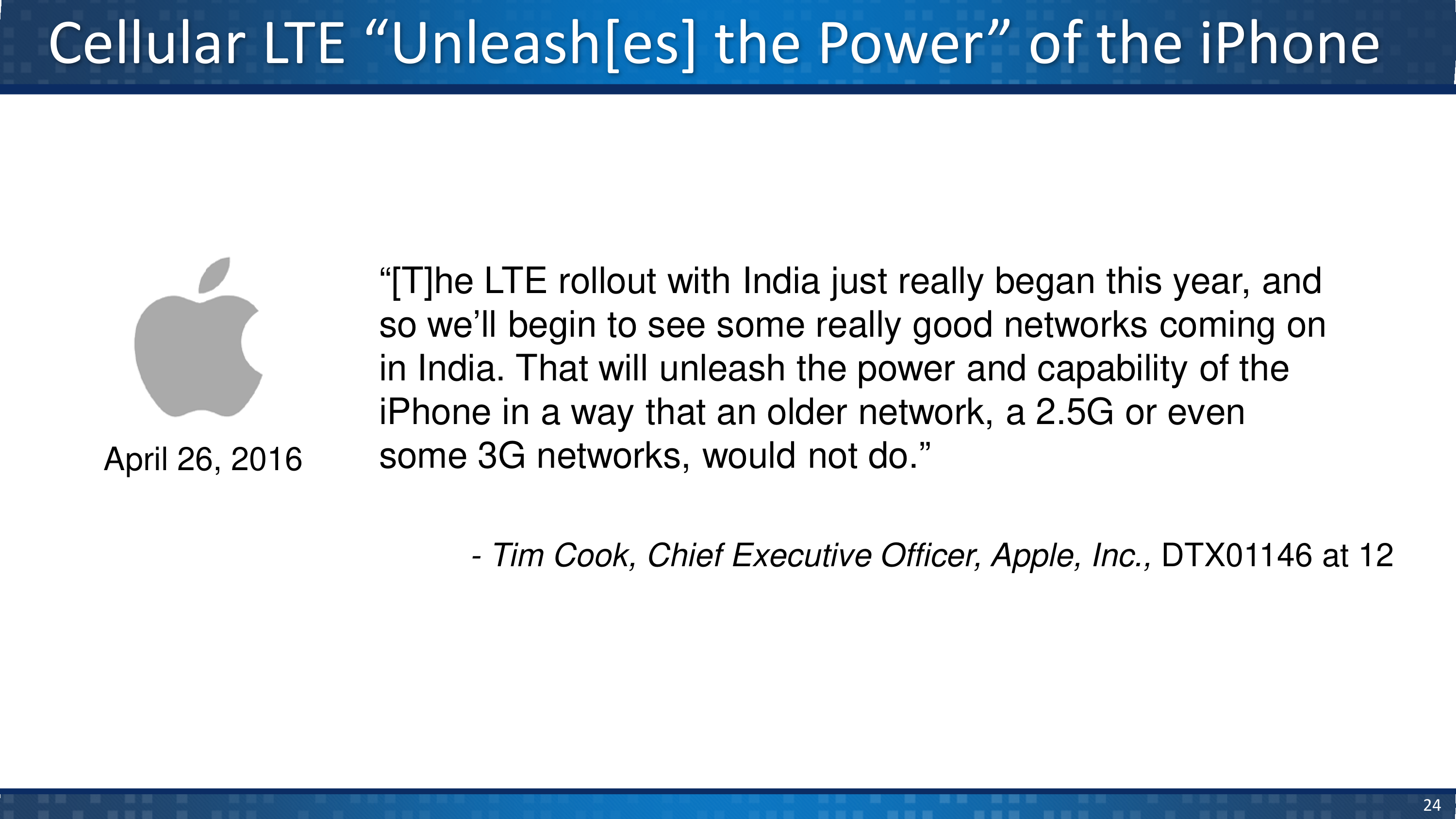 Qualcomm v. Apple Opening Statement — page 20