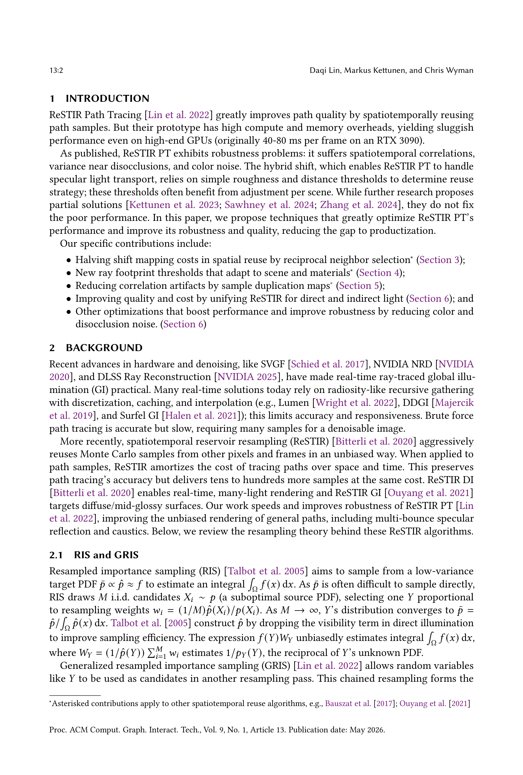 ReSTIR PT Enhanced Research Paper by NVIDIA — page 2