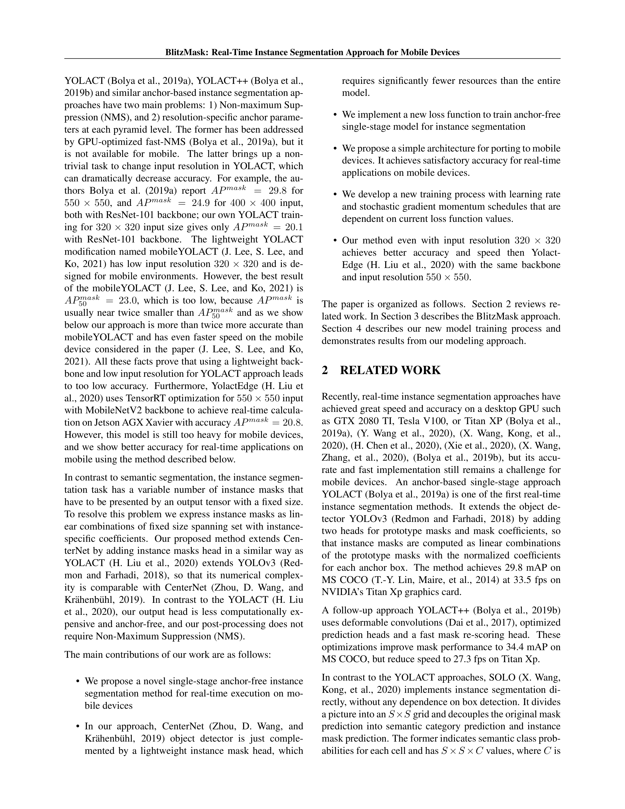 Real-Time Instance Segmentation Research Paper by Samsung — page 2