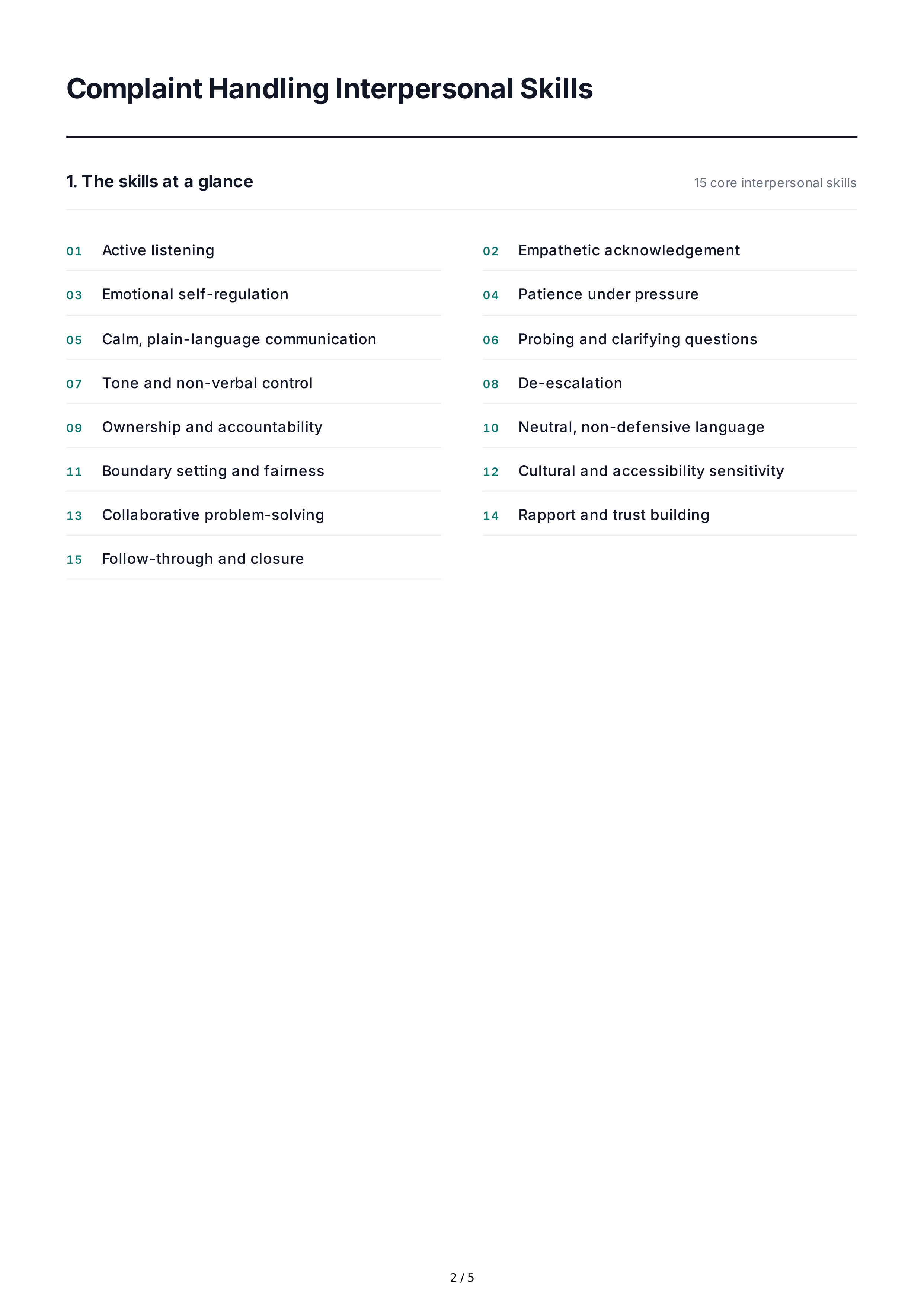 Receiving Feedback Interpersonal Skills — page 2