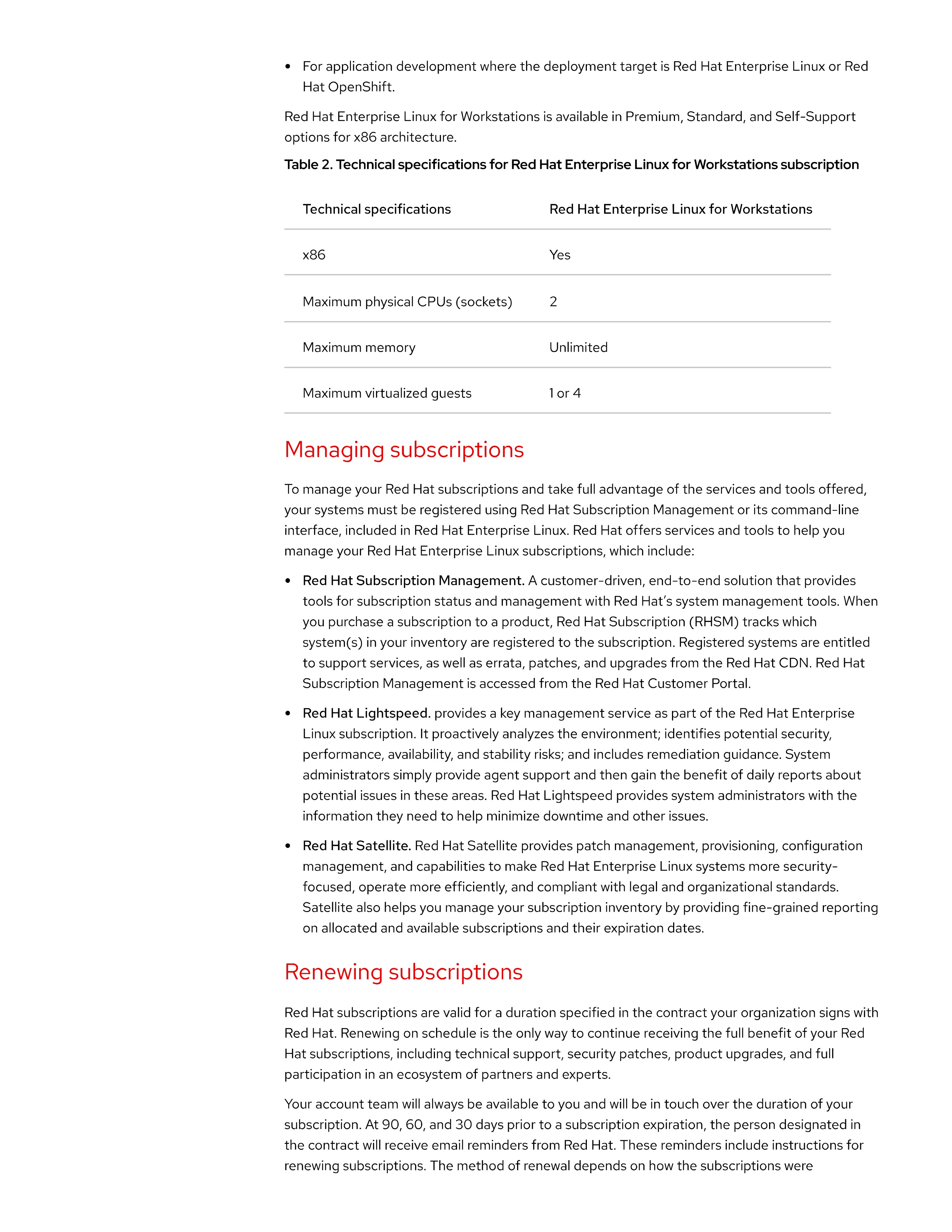 Red Hat Enterprise Linux Subscription Guide — page 18