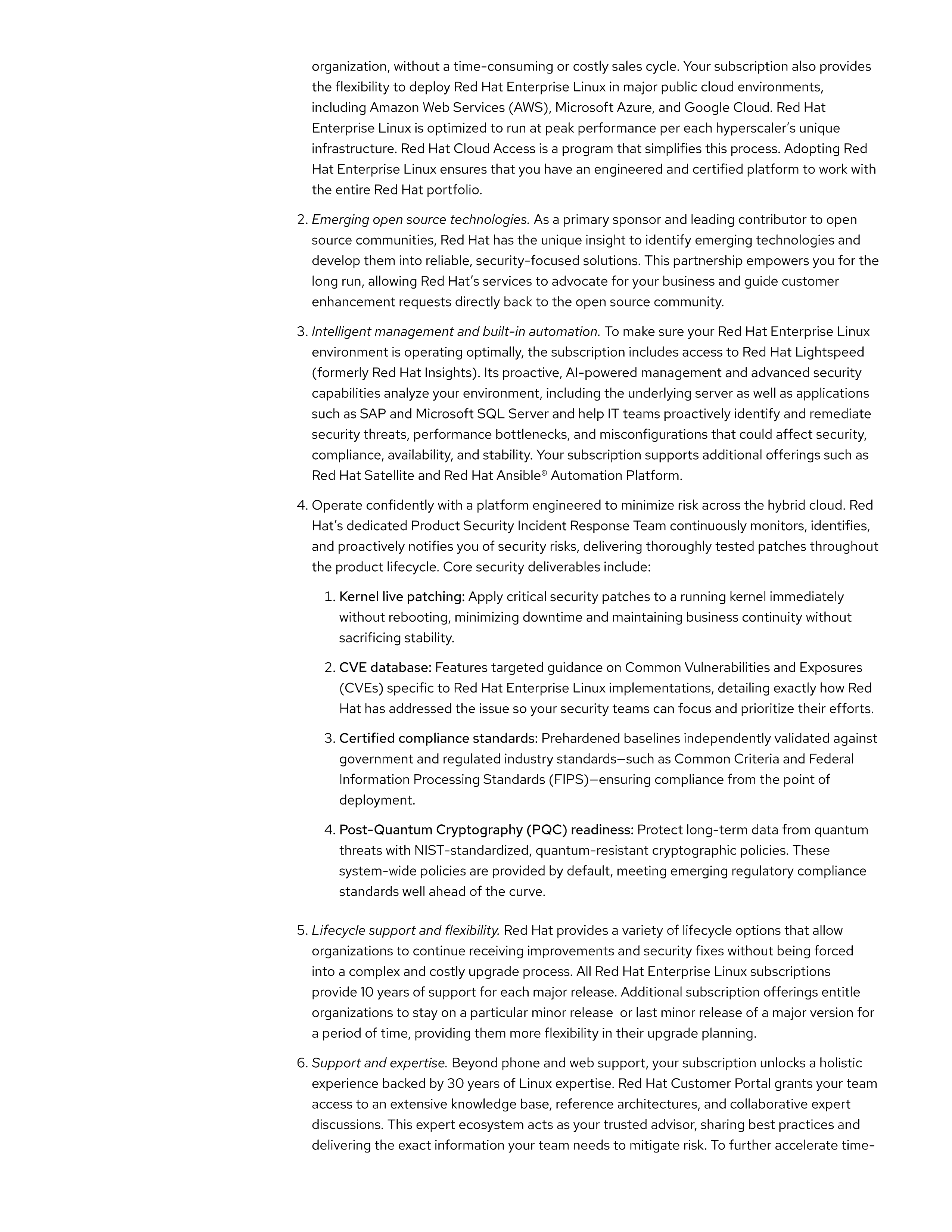 Red Hat Enterprise Linux Subscription Guide — page 2