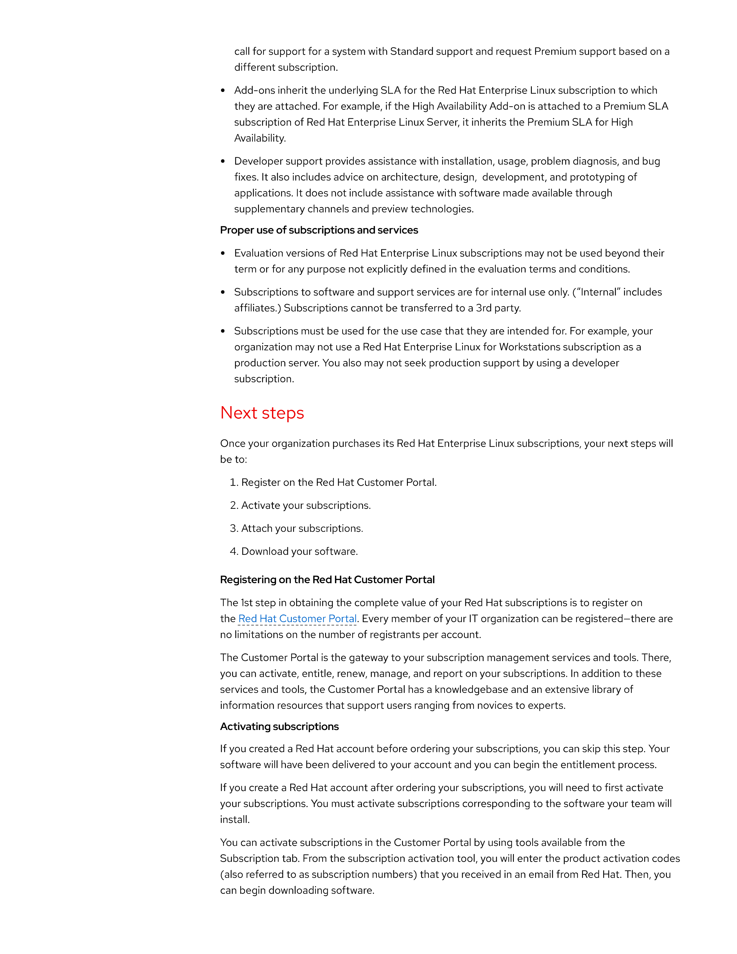 Red Hat Enterprise Linux Subscription Guide — page 20
