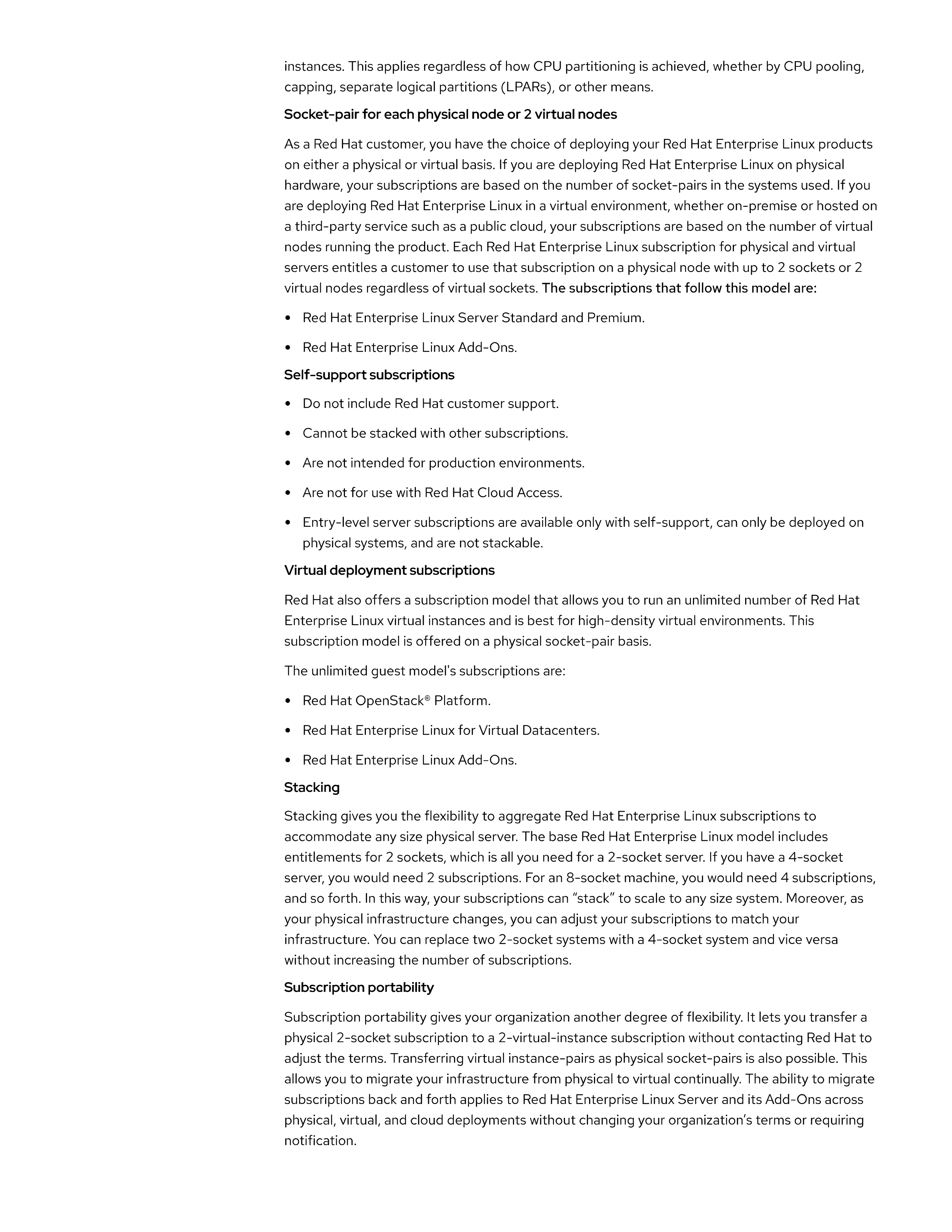Red Hat Enterprise Linux Subscription Guide — page 7
