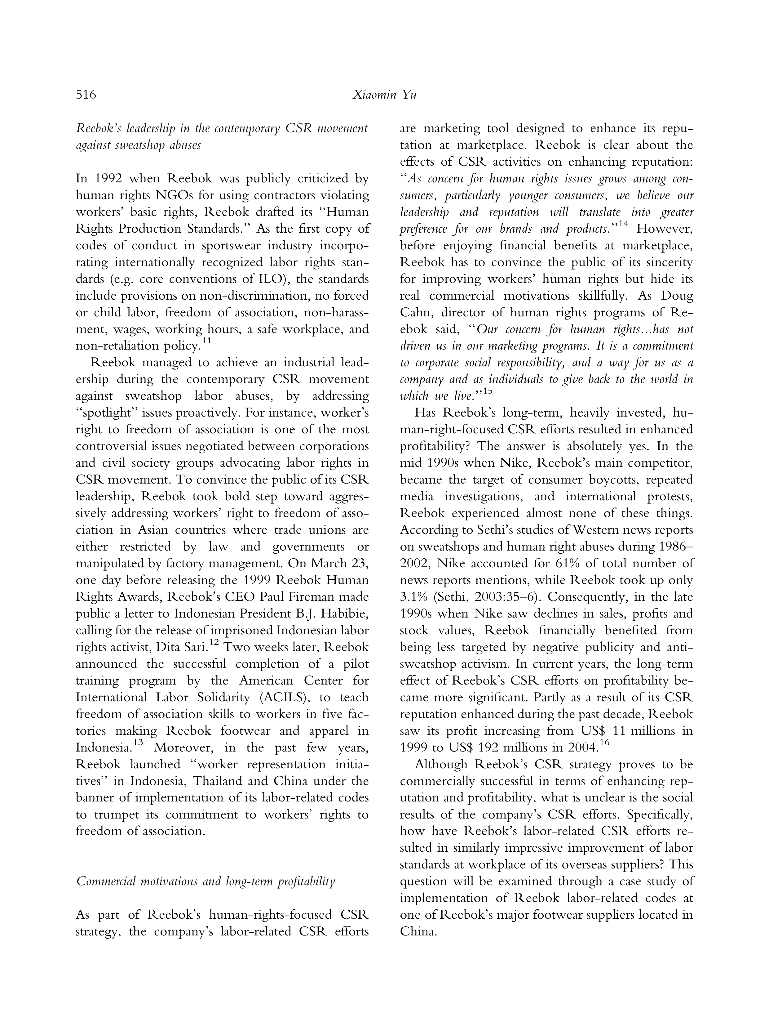 Reebok Case Study — page 4