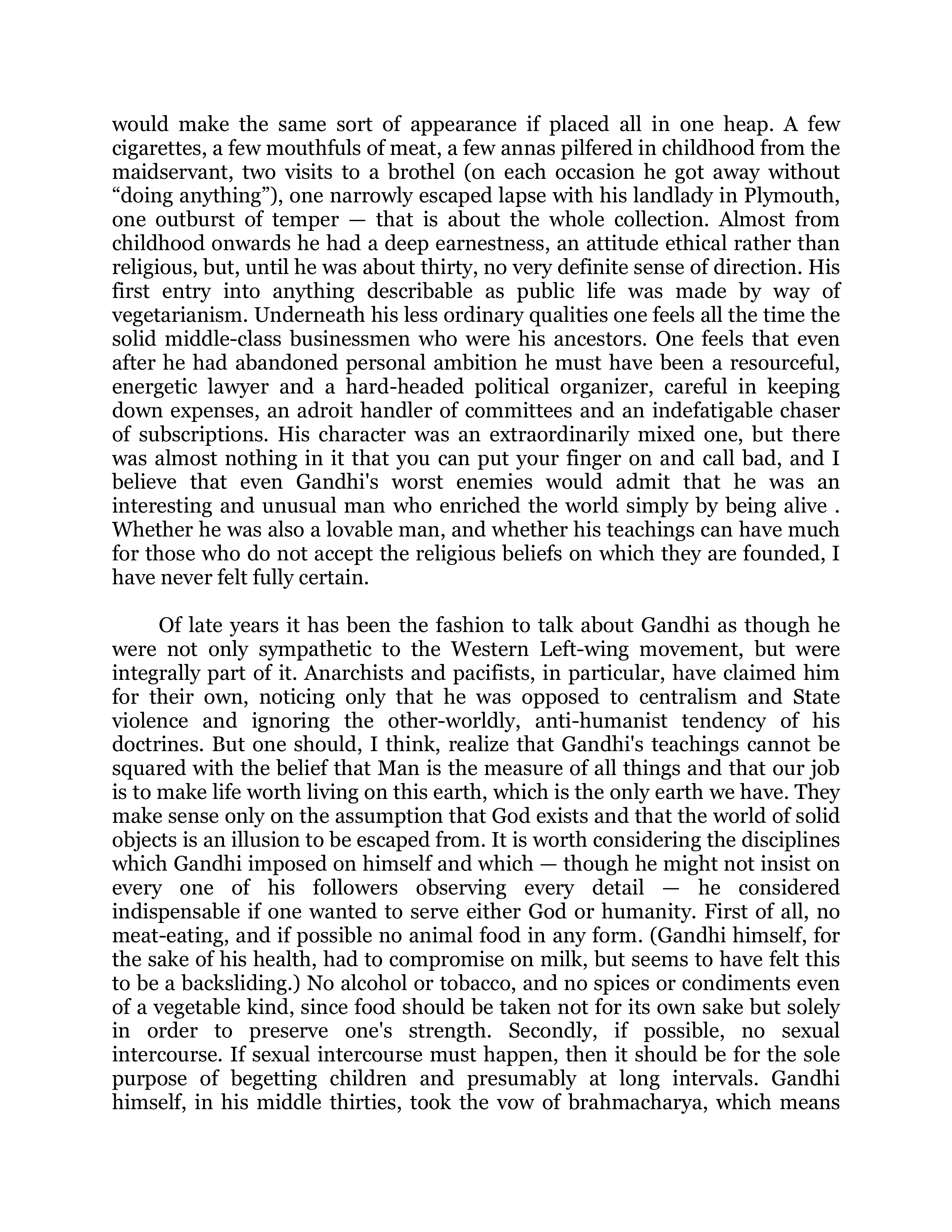 Reflections on Gandhi Essay — page 3