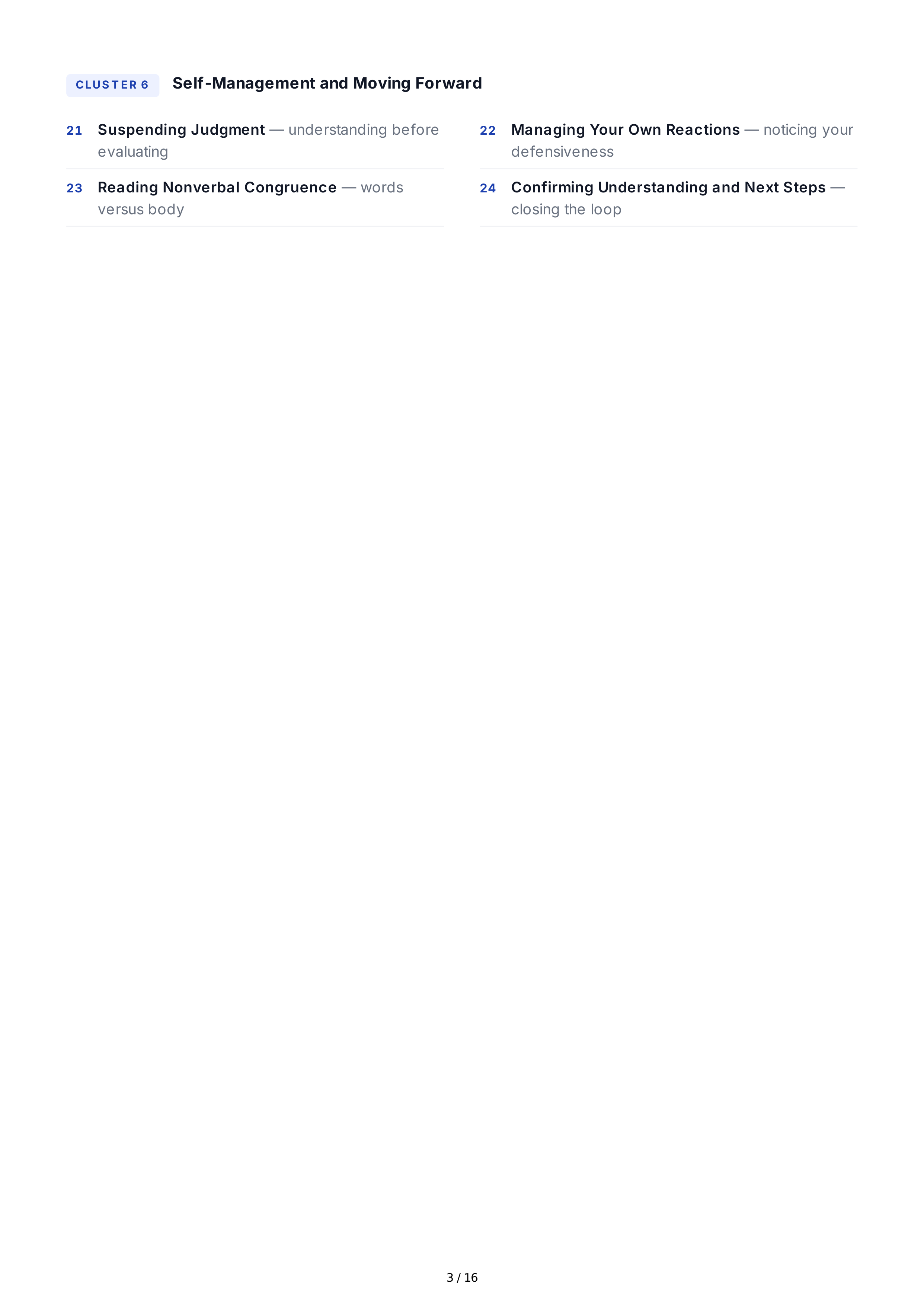 Reflective Listening Interpersonal Skills — page 3