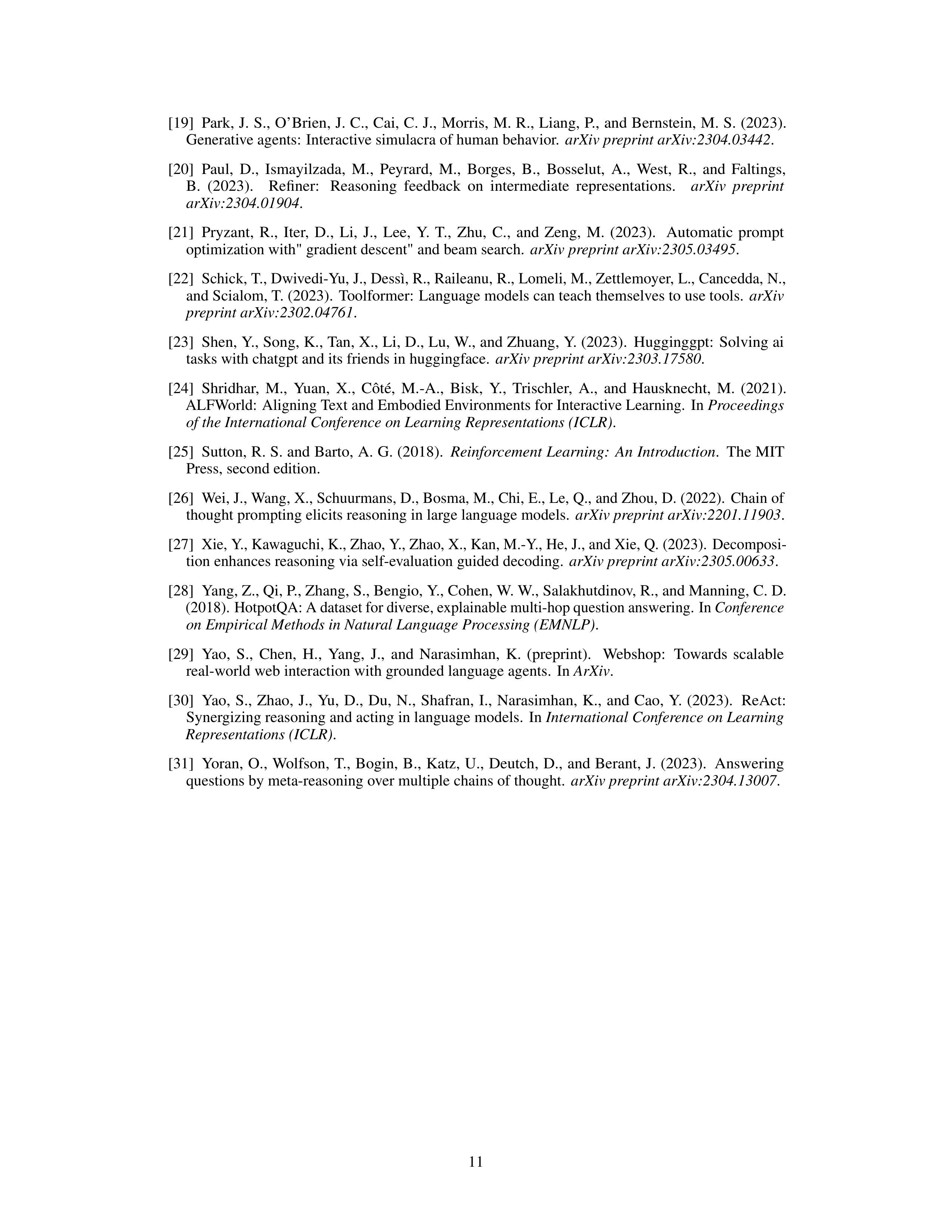 Reflexion AI Agent for Self Improving Reasoning — page 11