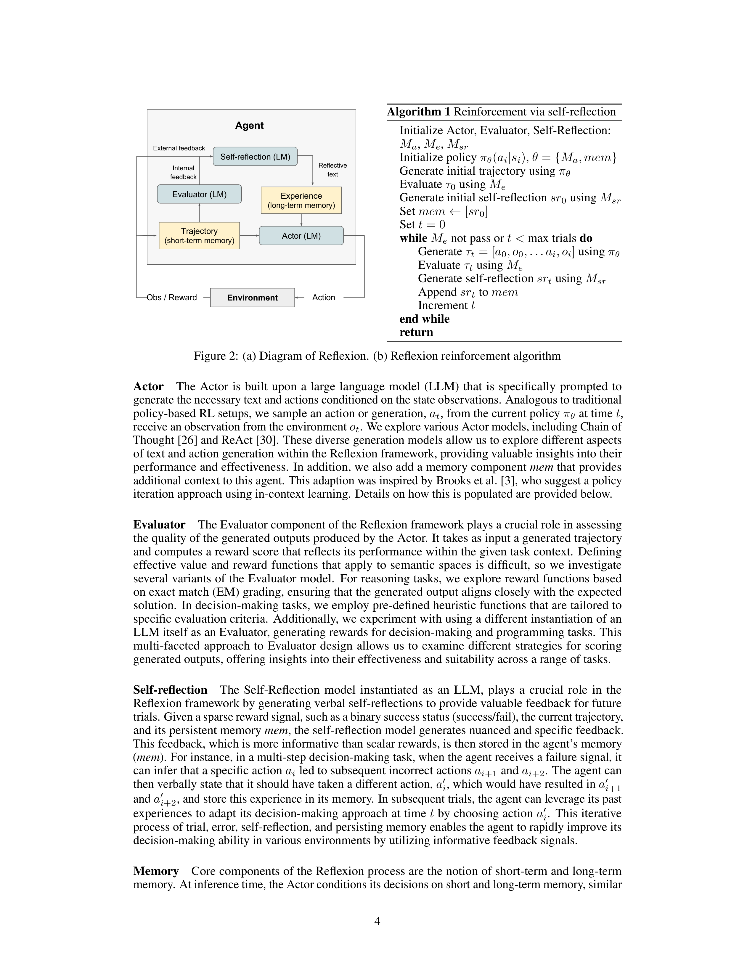 Reflexion AI Agent for Self Improving Reasoning — page 4