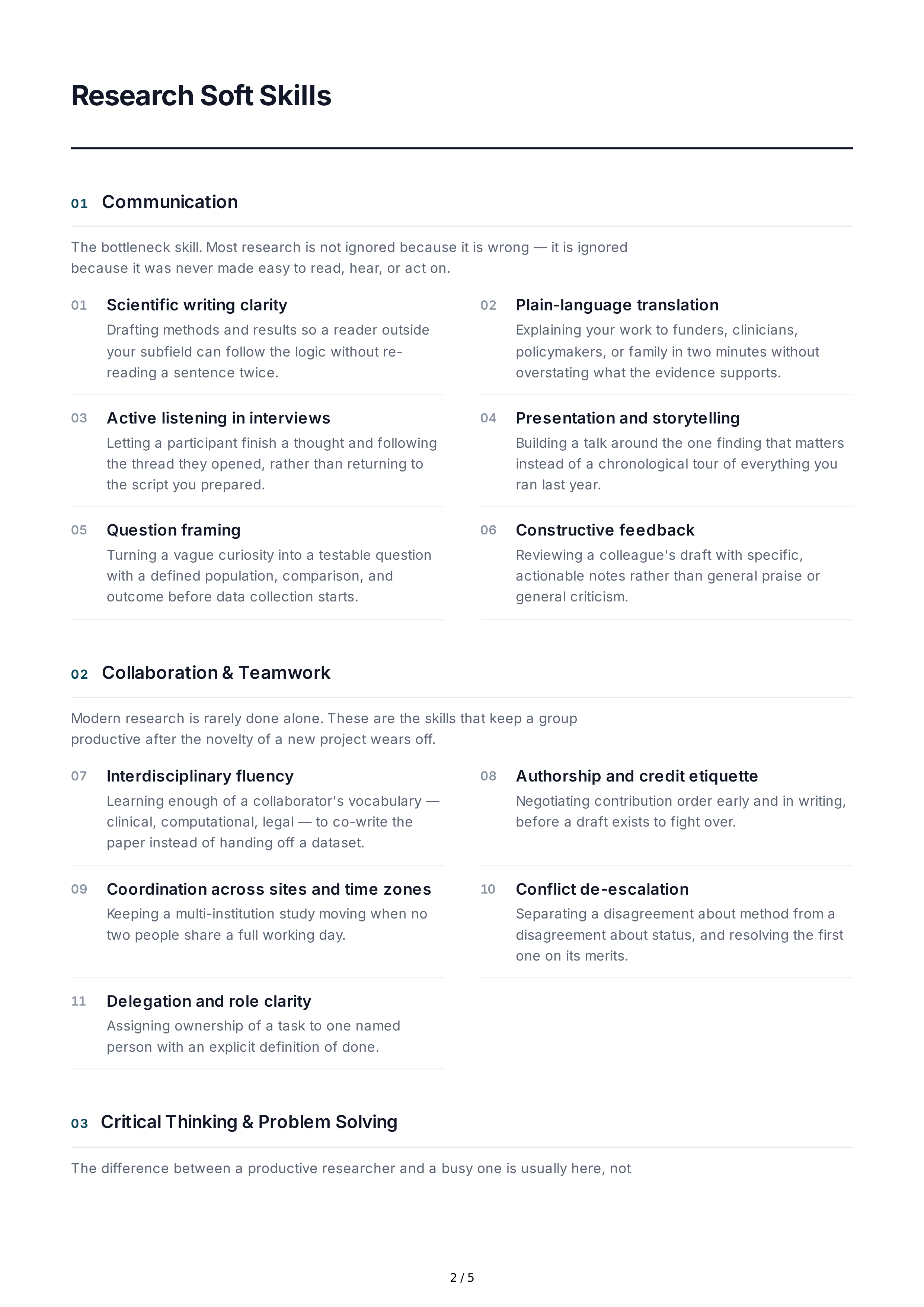 Research Soft Skills — page 2