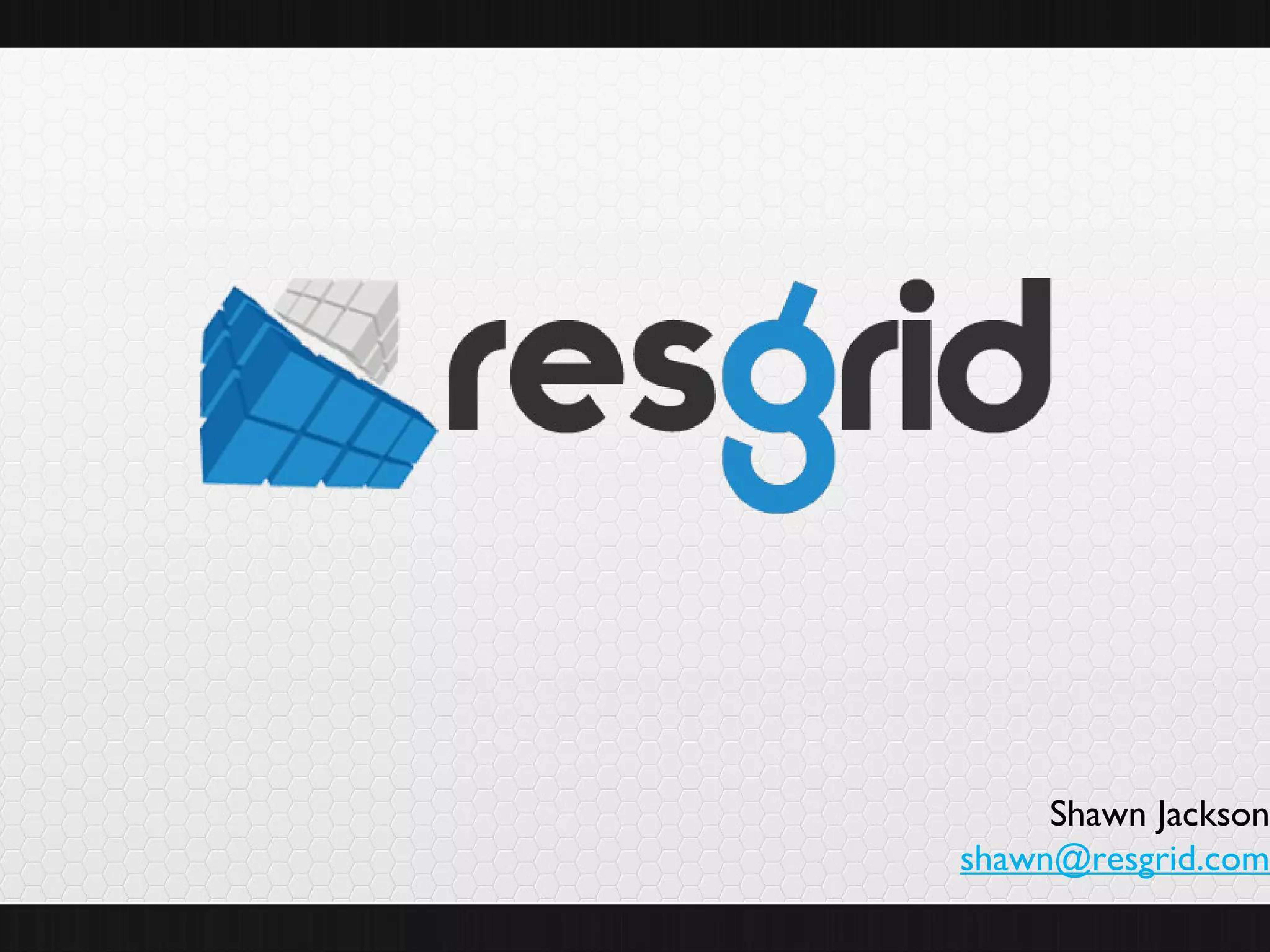 Resgrid Pitch Deck — page 1