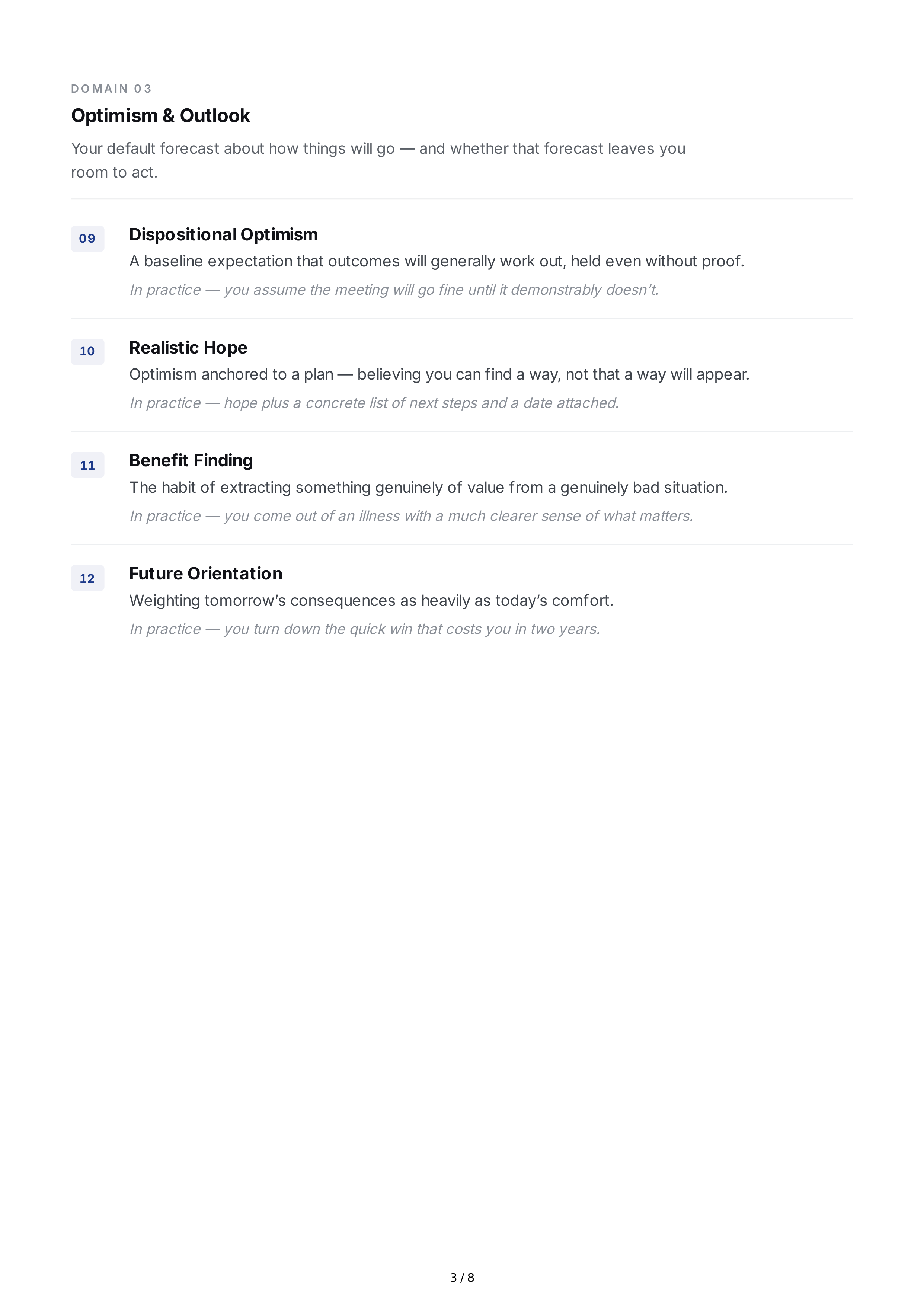 Resilience Personality Traits — page 3