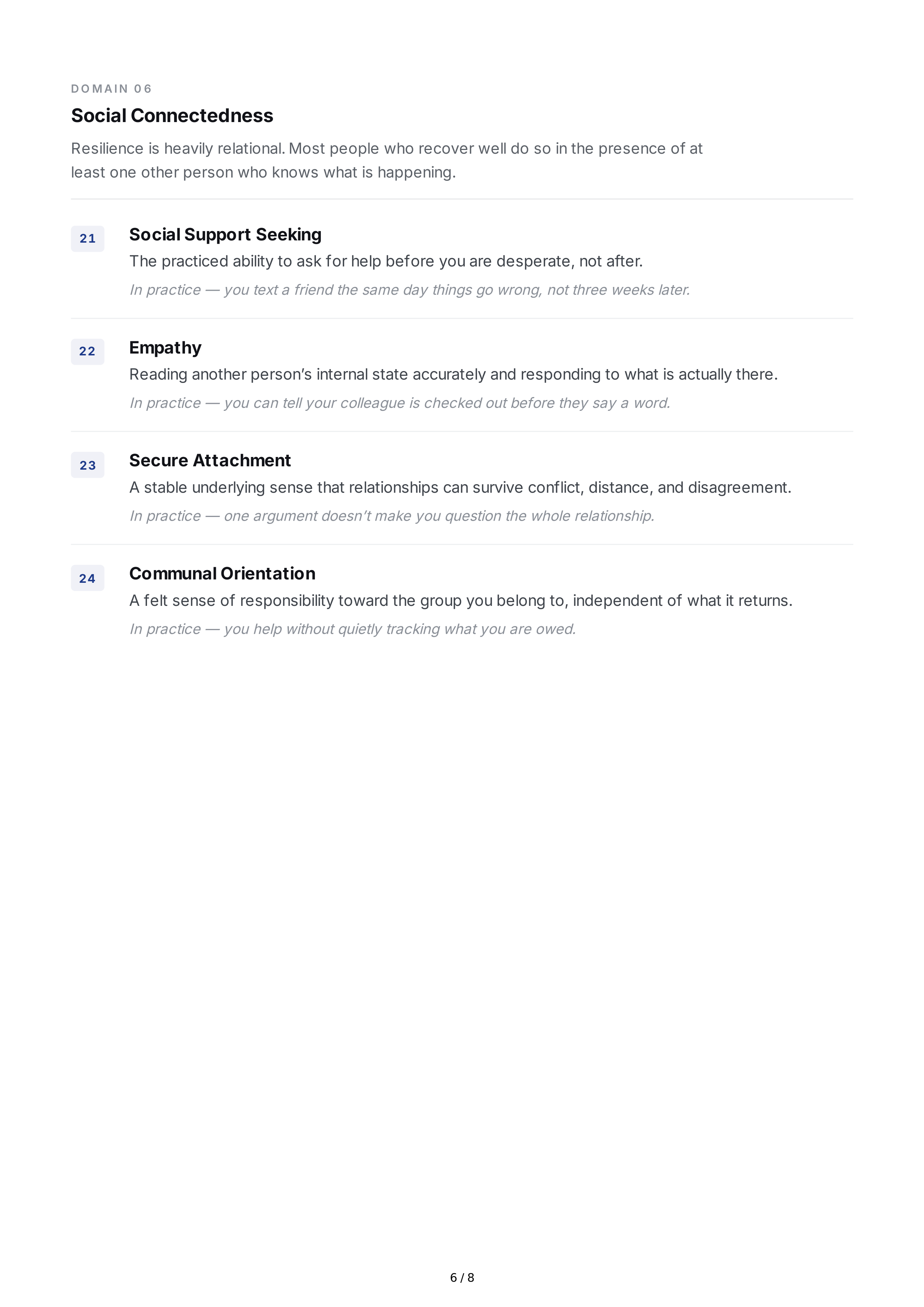 Resilience Personality Traits — page 6
