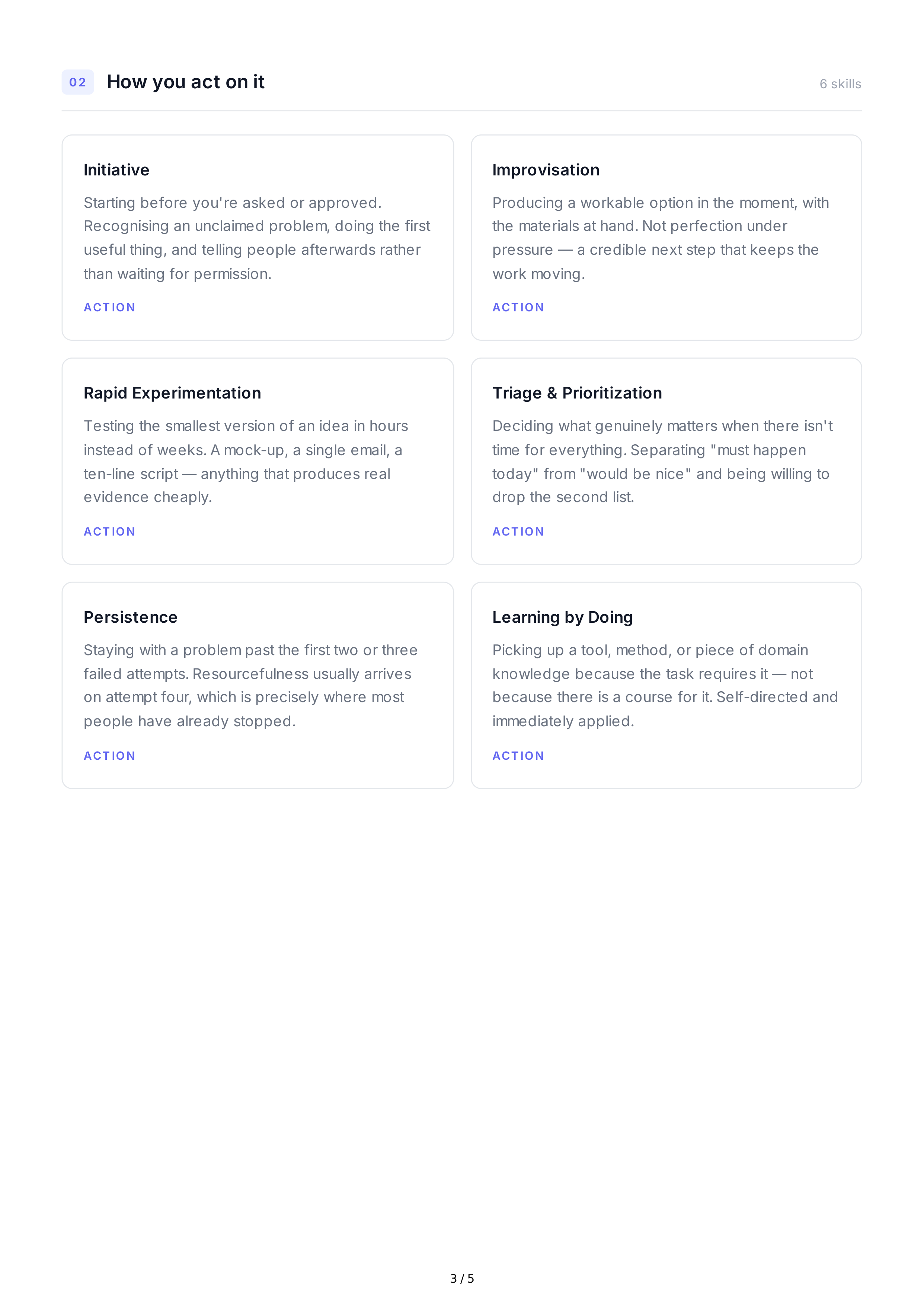 Resourcefulness Soft Skills — page 3