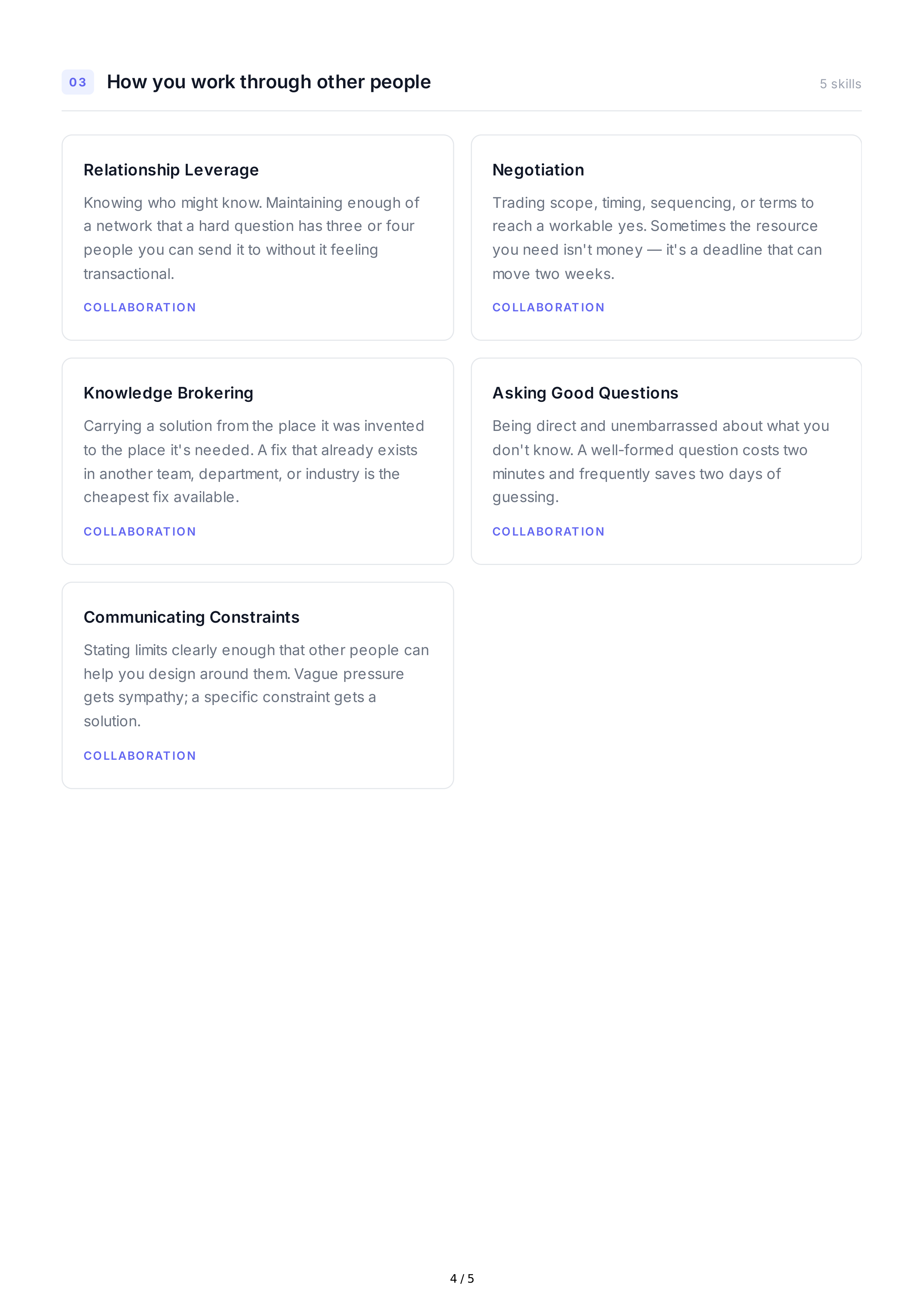 Resourcefulness Soft Skills — page 4