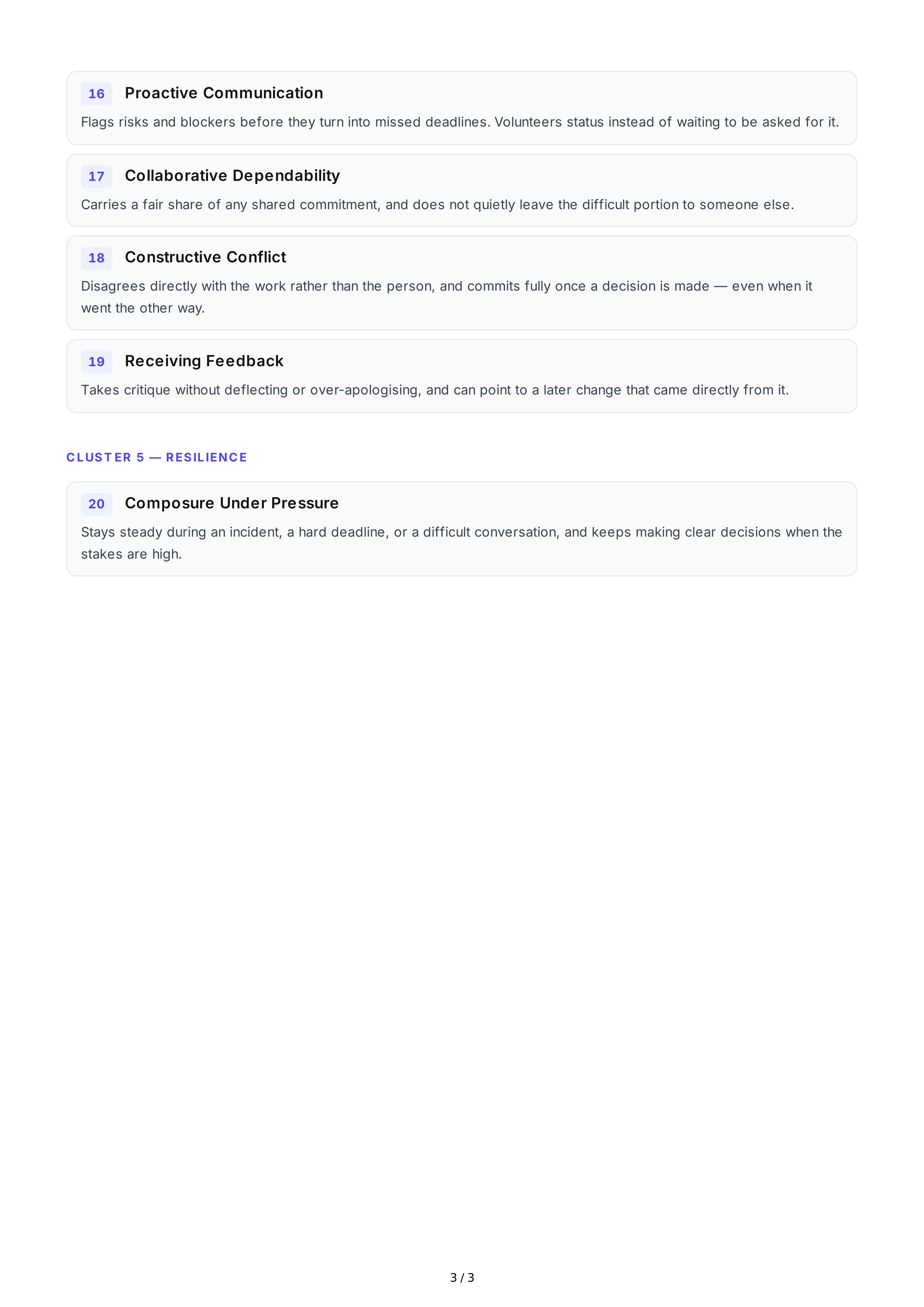 Responsibility Soft Skills — page 3