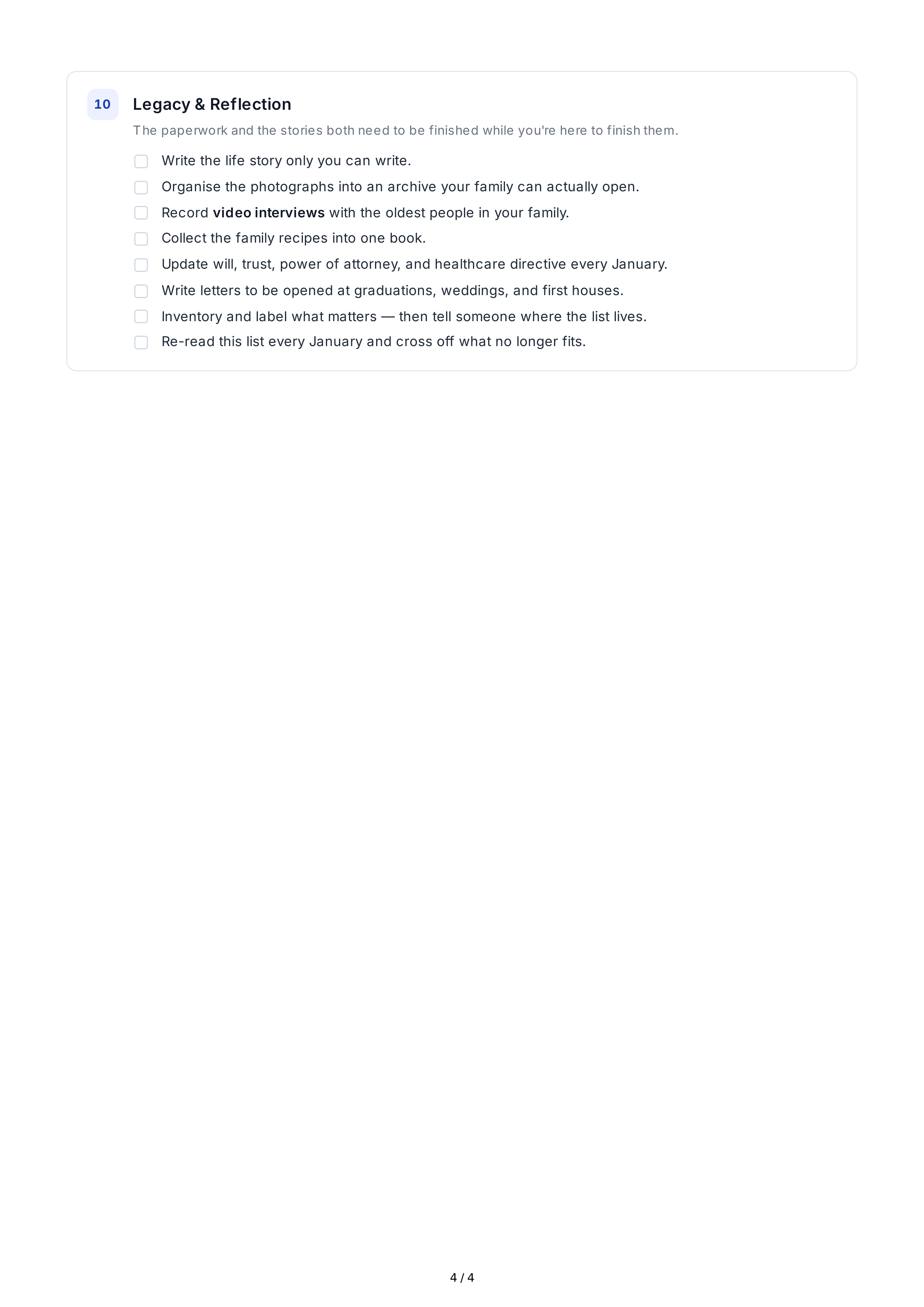 Retirement Lifestyle Life Goals — page 4