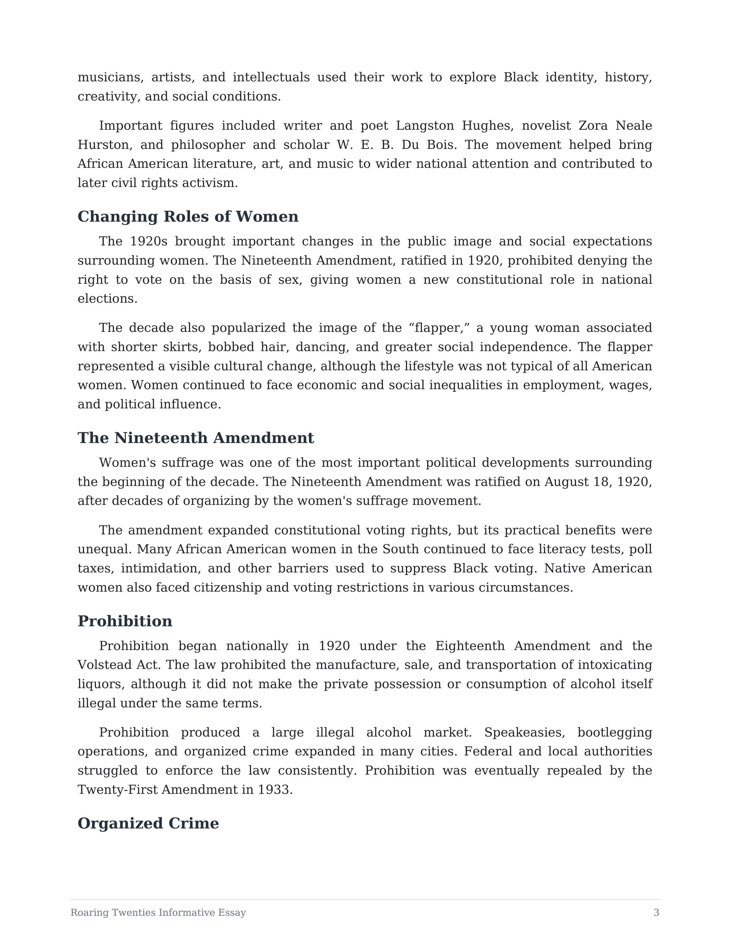 Roaring Twenties Informative Essay — page 3