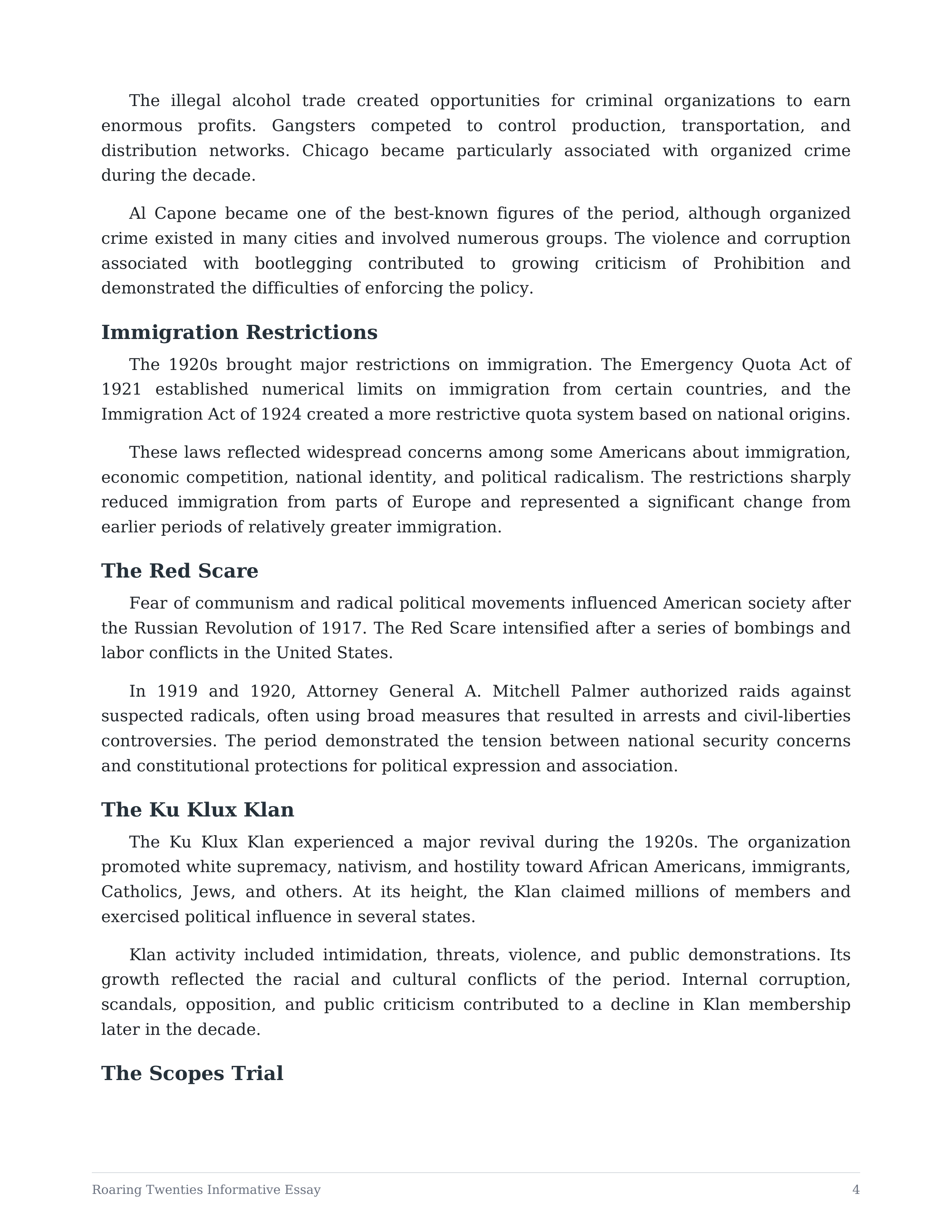 Roaring Twenties Informative Essay — page 4