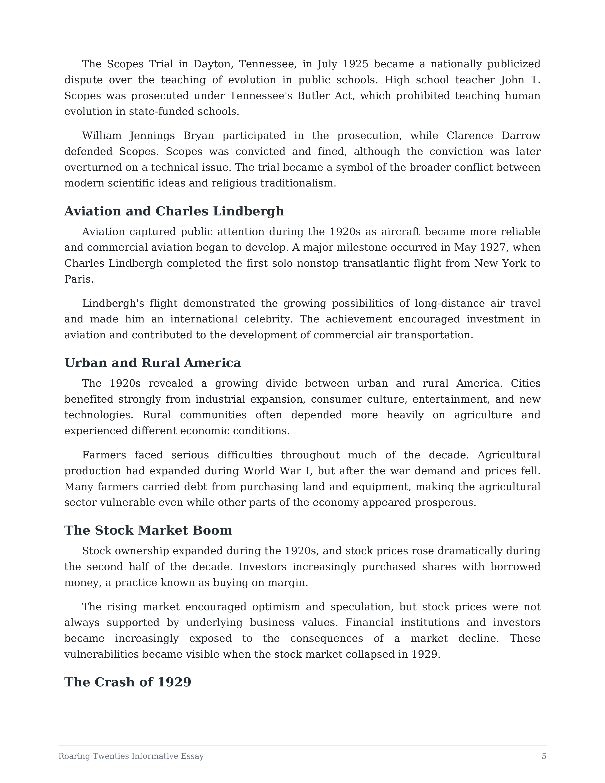 Roaring Twenties Informative Essay — page 5