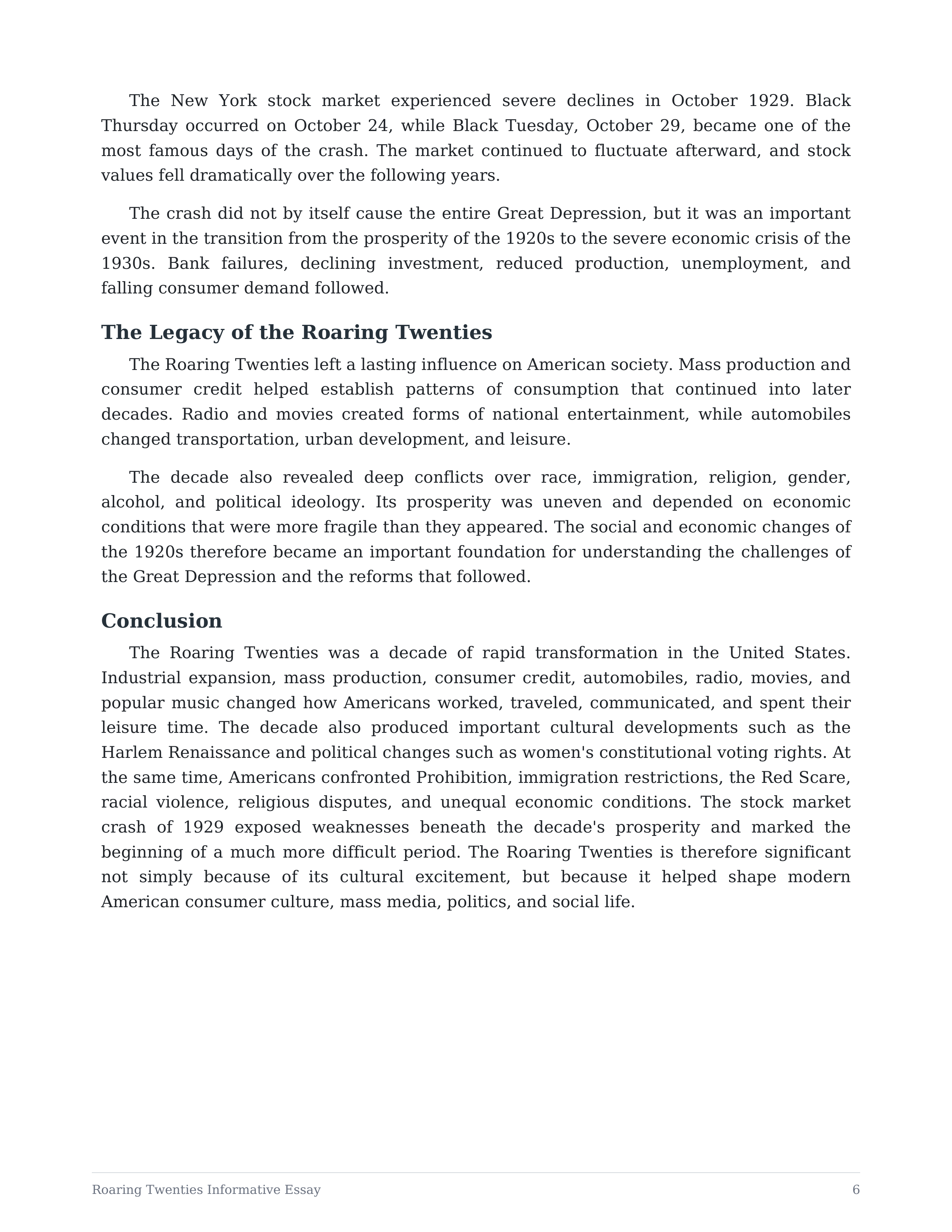 Roaring Twenties Informative Essay — page 6