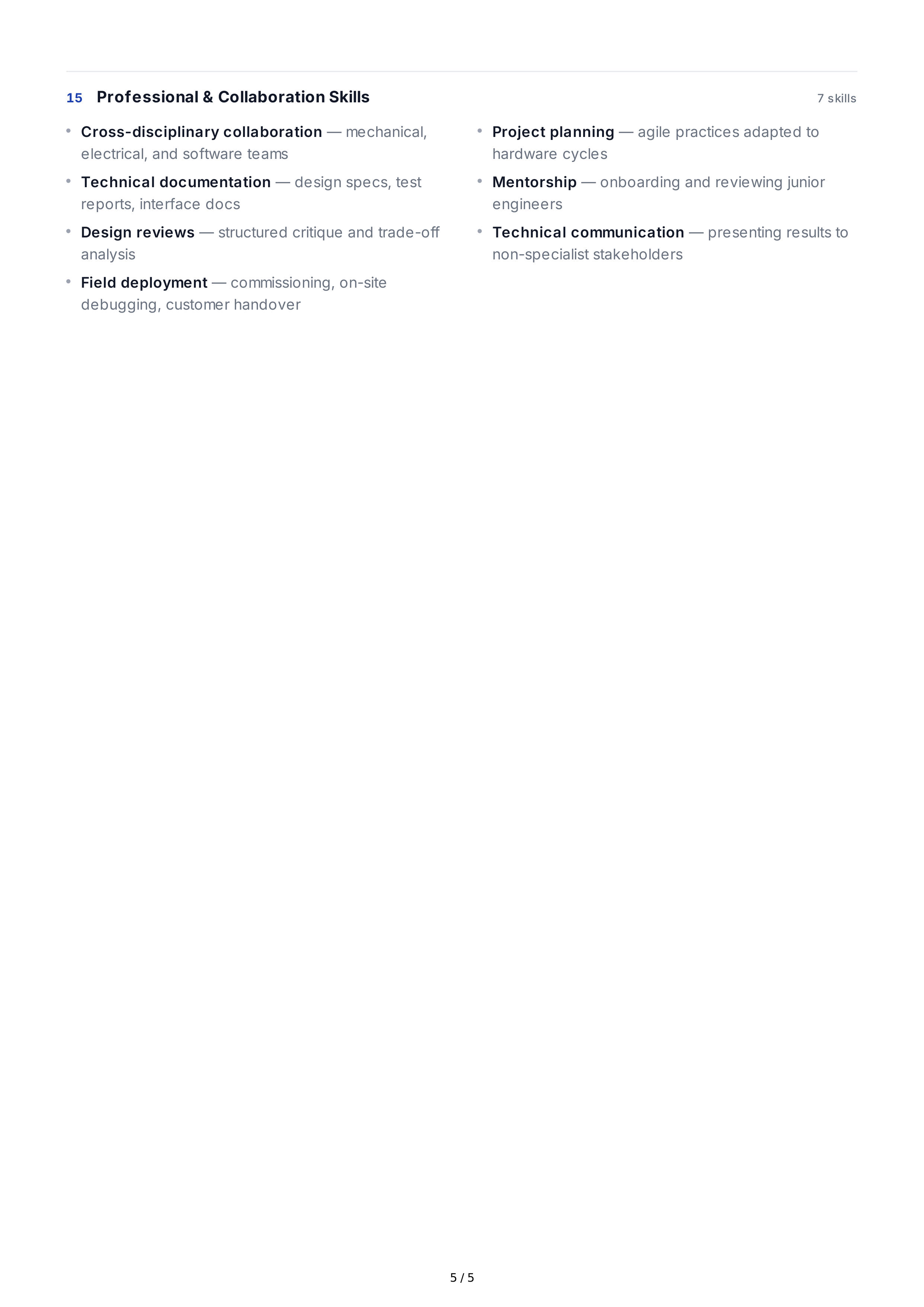 Robotics Technical Skills — page 5