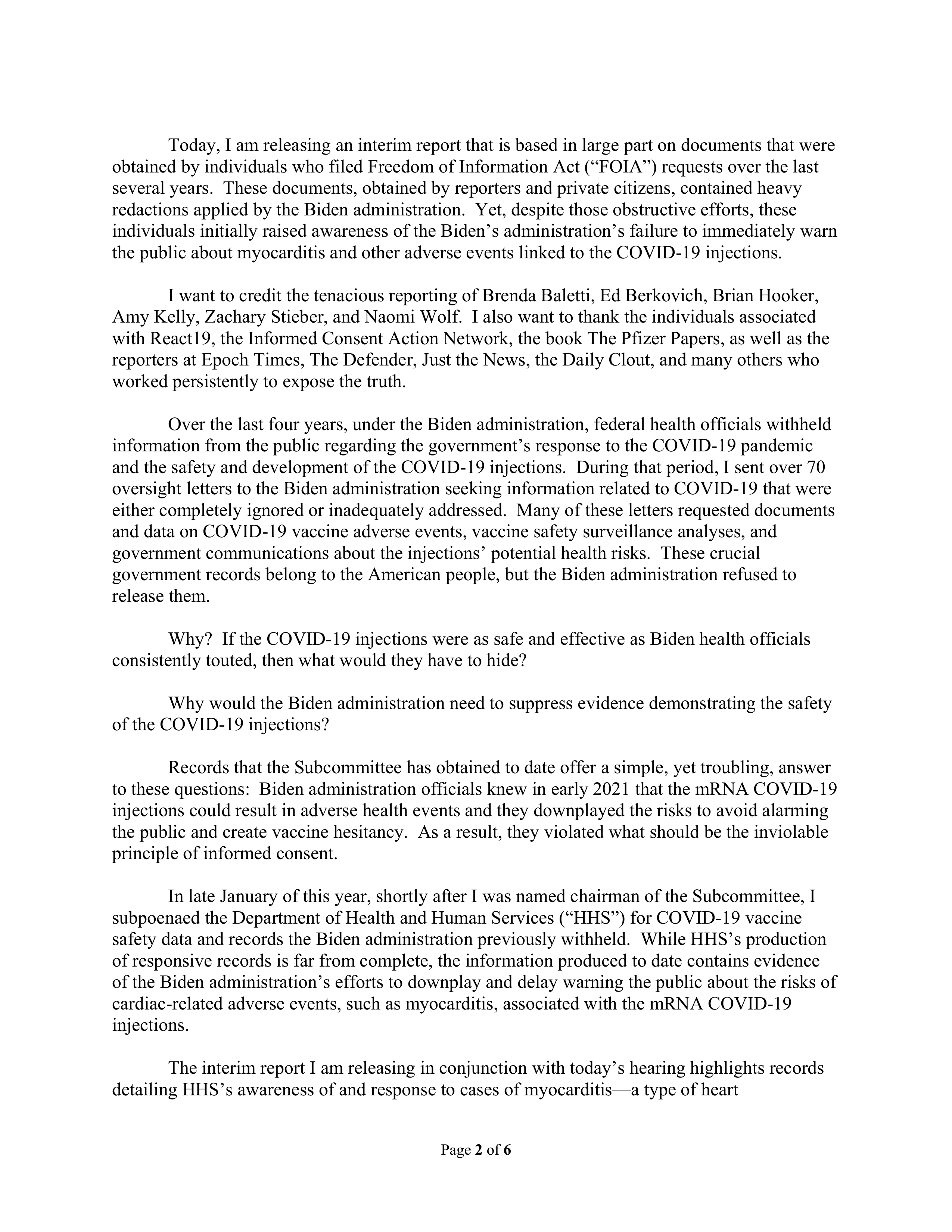 Ron Johnson Opening Statement — page 2