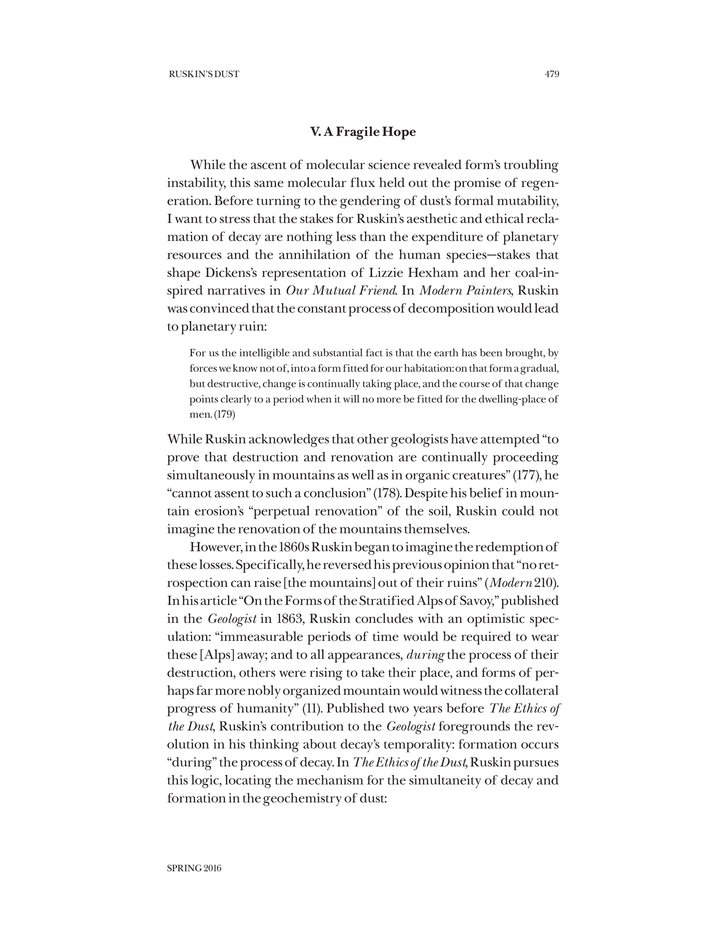 Ruskin's Dust Essay — page 16