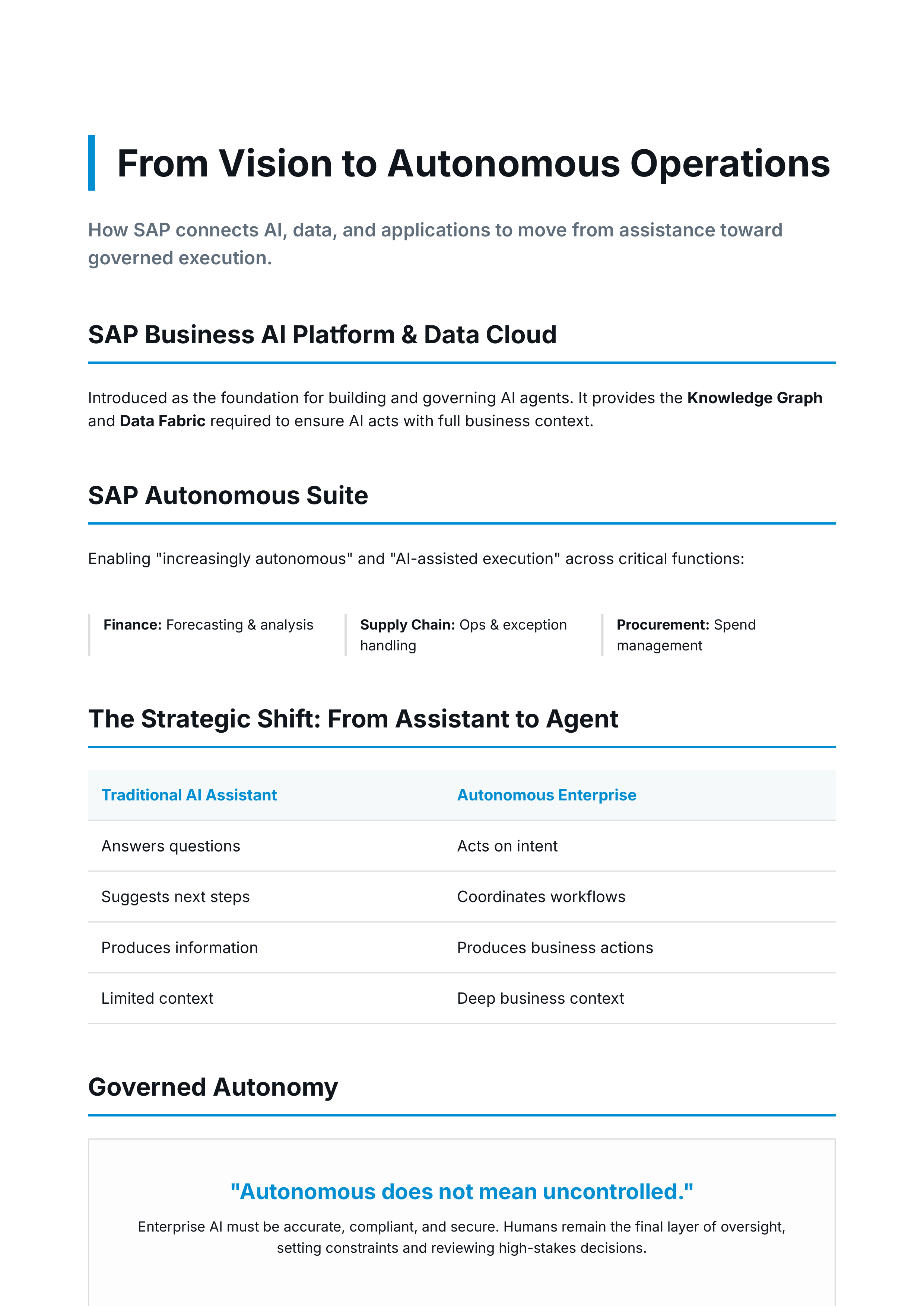 SAP Vision Statement — page 3