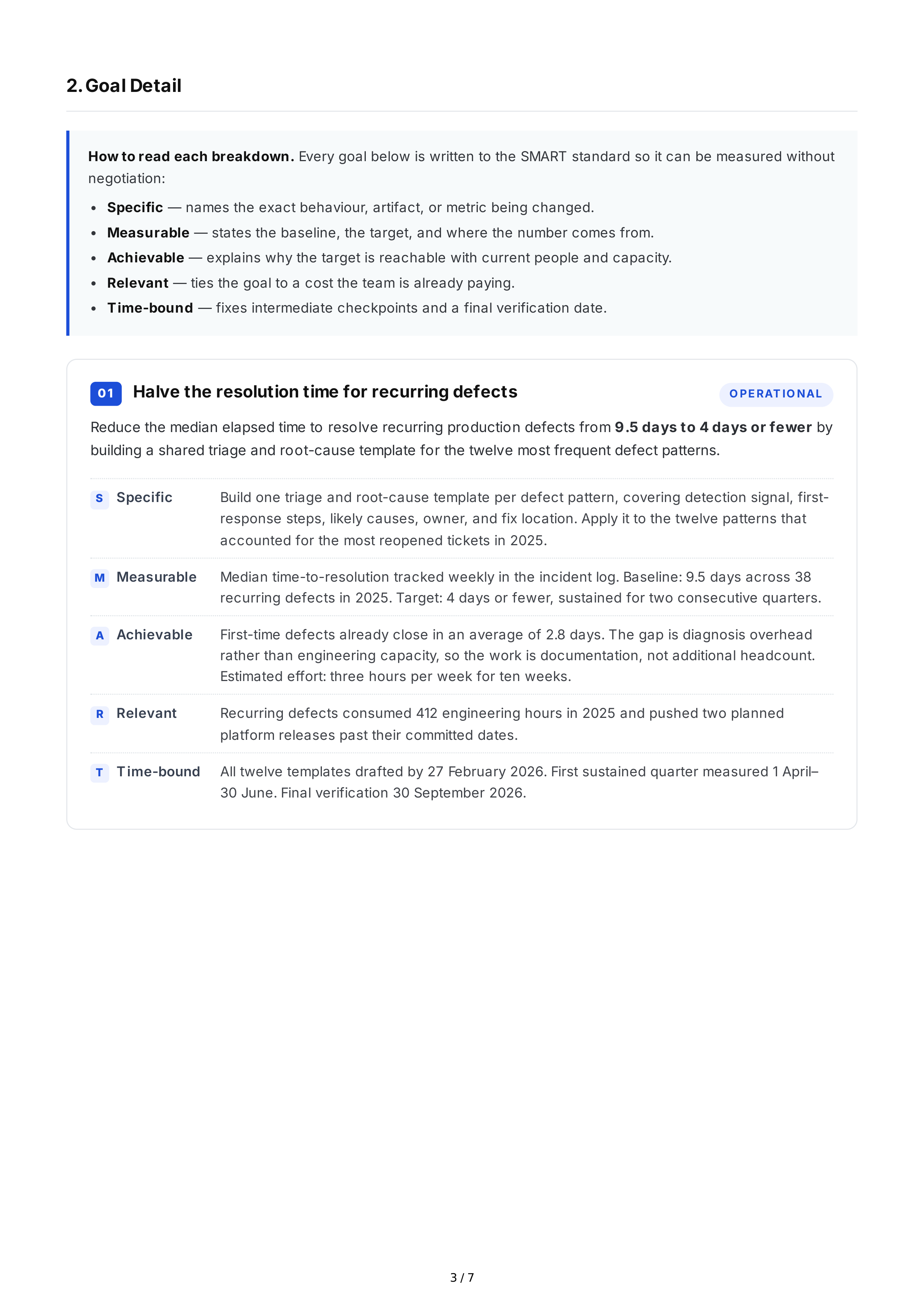 SMART Problem-Solving Goals — page 3