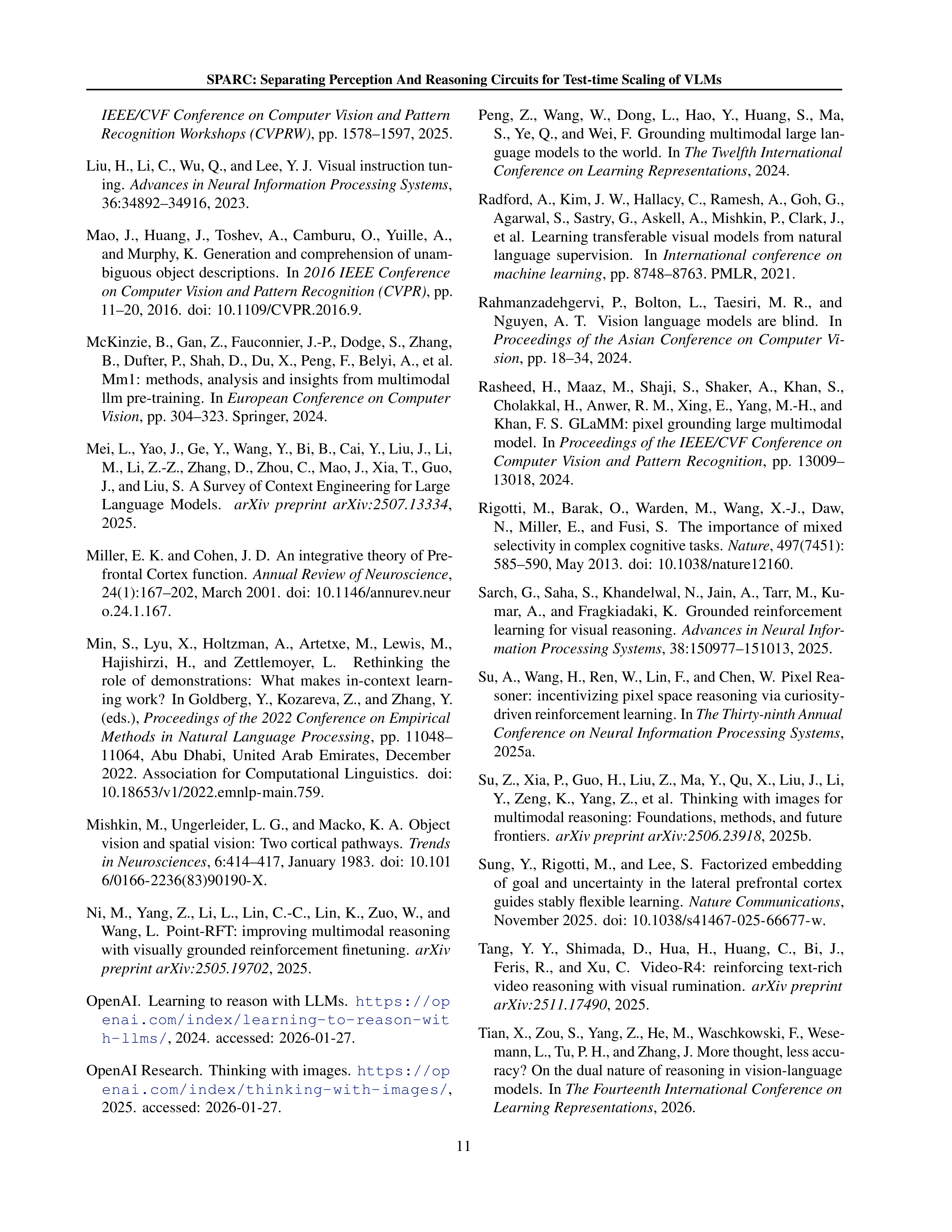 SPARC Vision-Language Model Research Paper by IBM — page 11