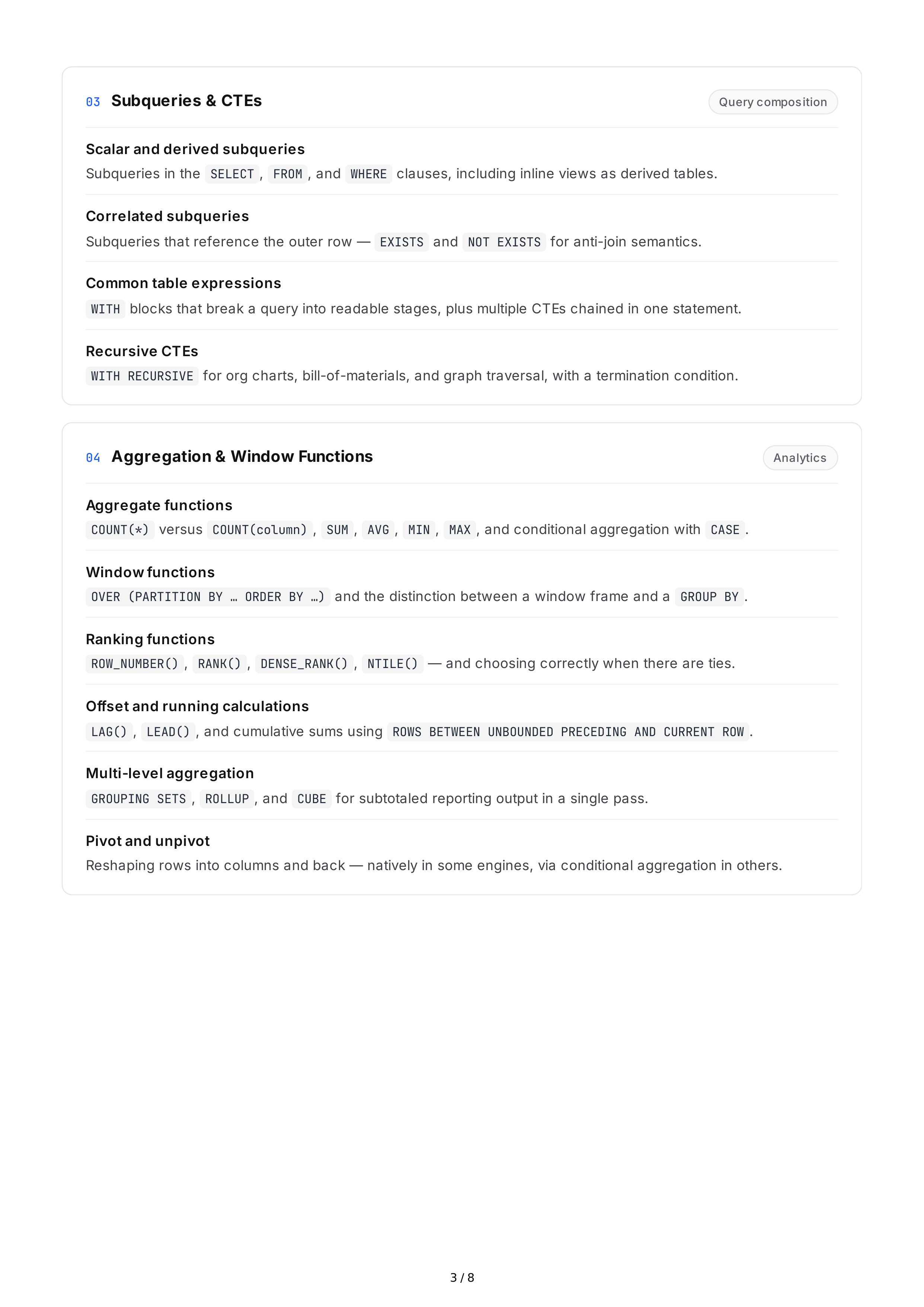 SQL Hard Skills — page 3