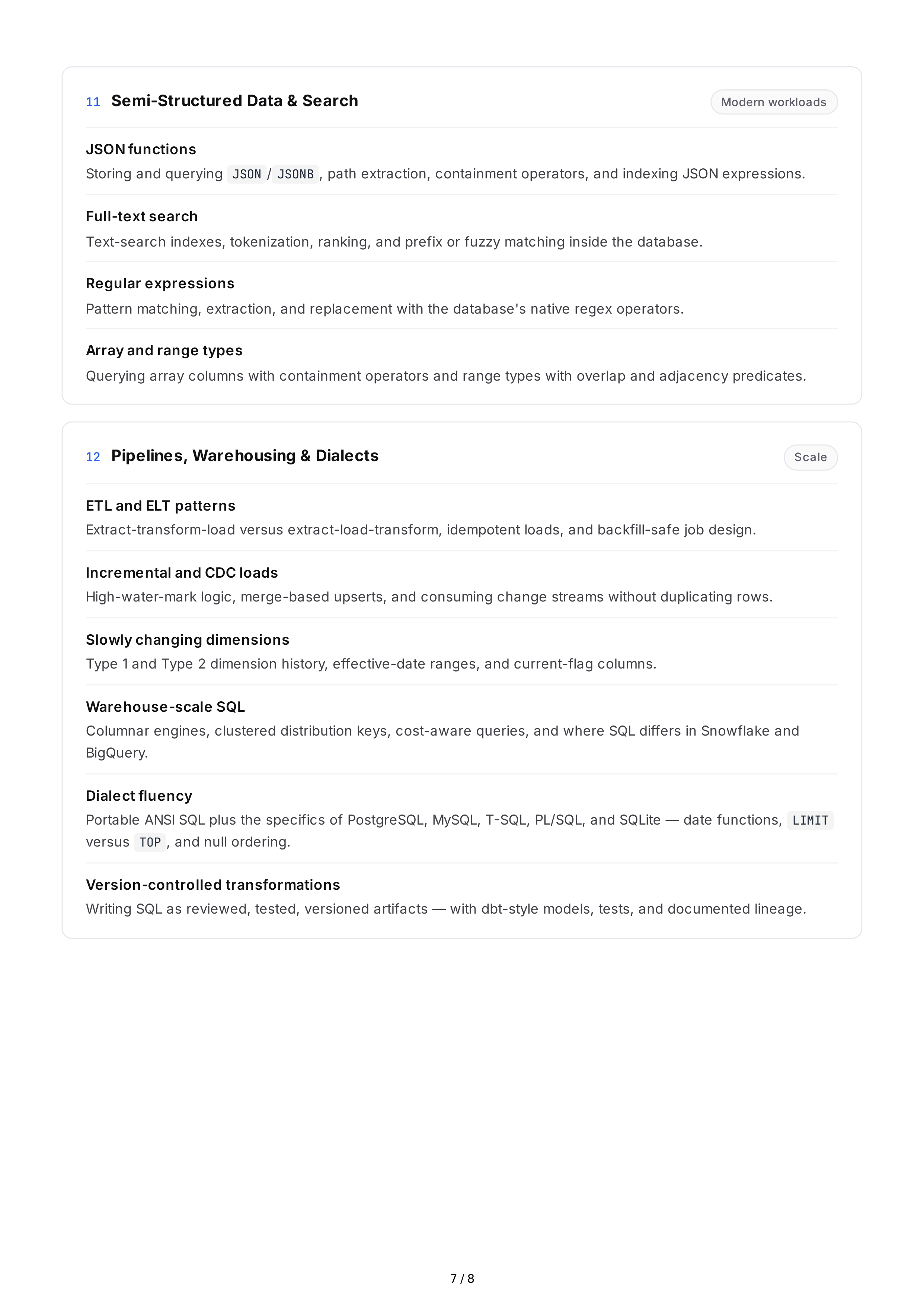 SQL Hard Skills — page 7