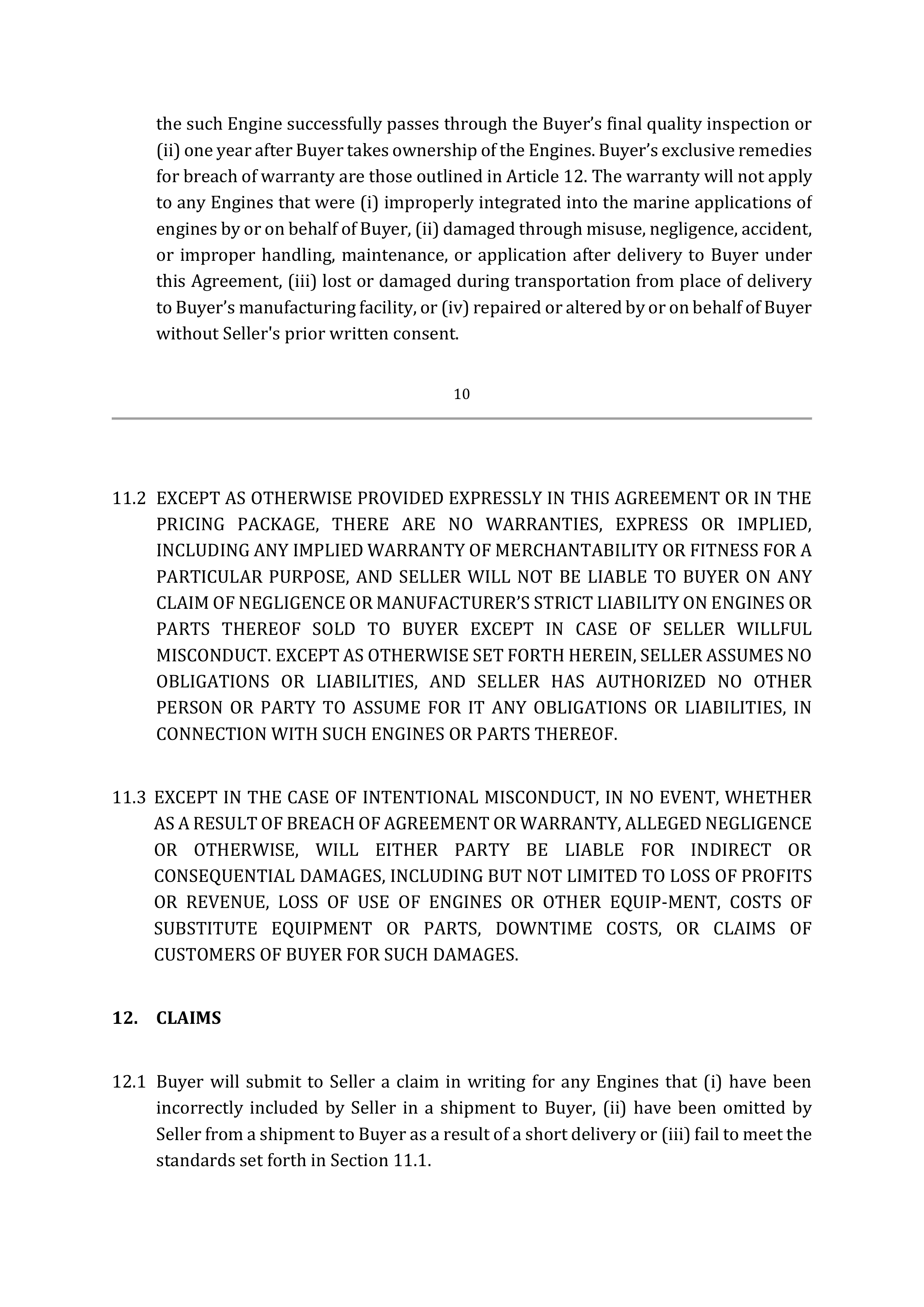 SUPPLY AGREEMENT between Malibu Boats, LLC and General Motors LLC — page 12