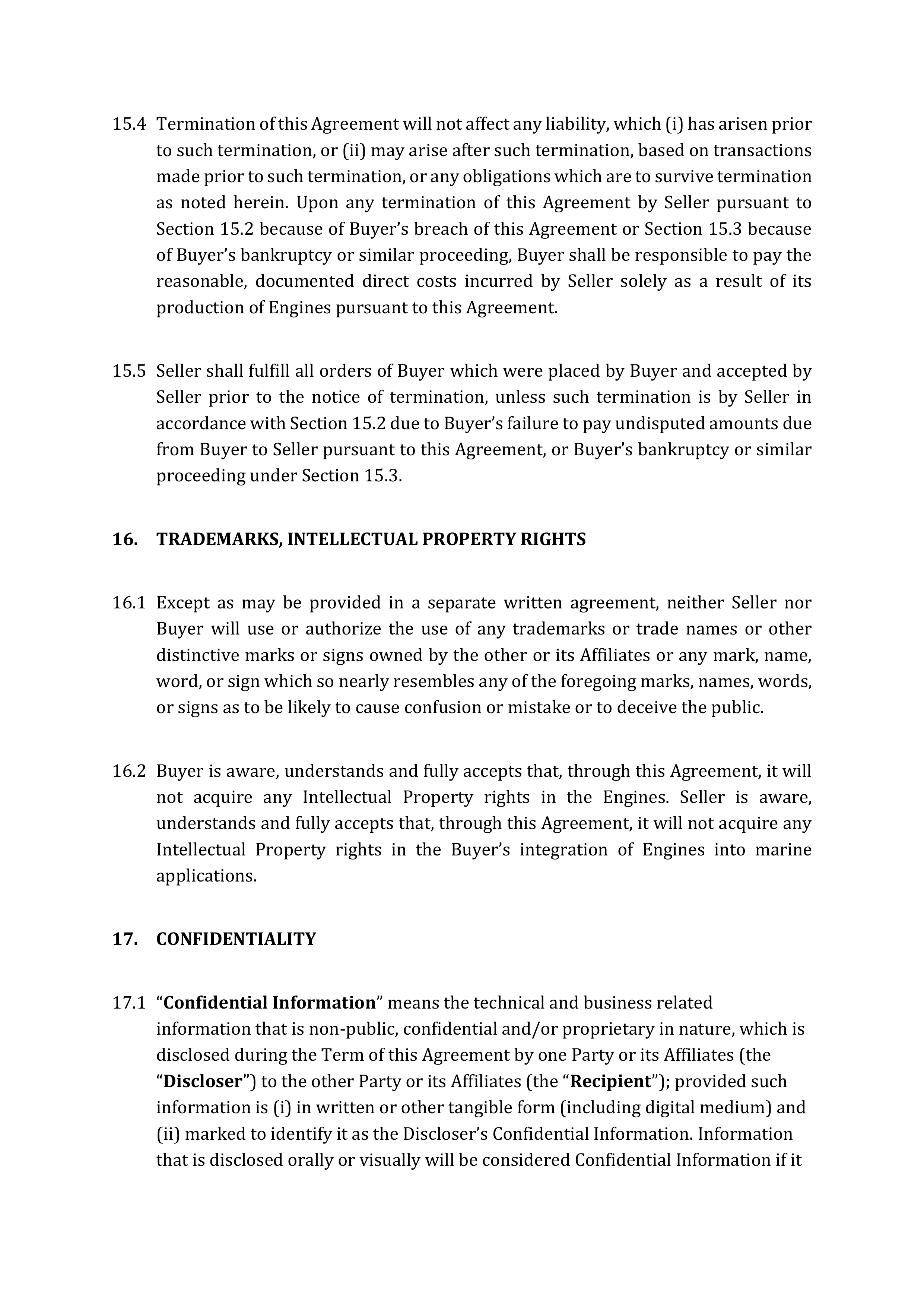 SUPPLY AGREEMENT between Malibu Boats, LLC and General Motors LLC — page 19
