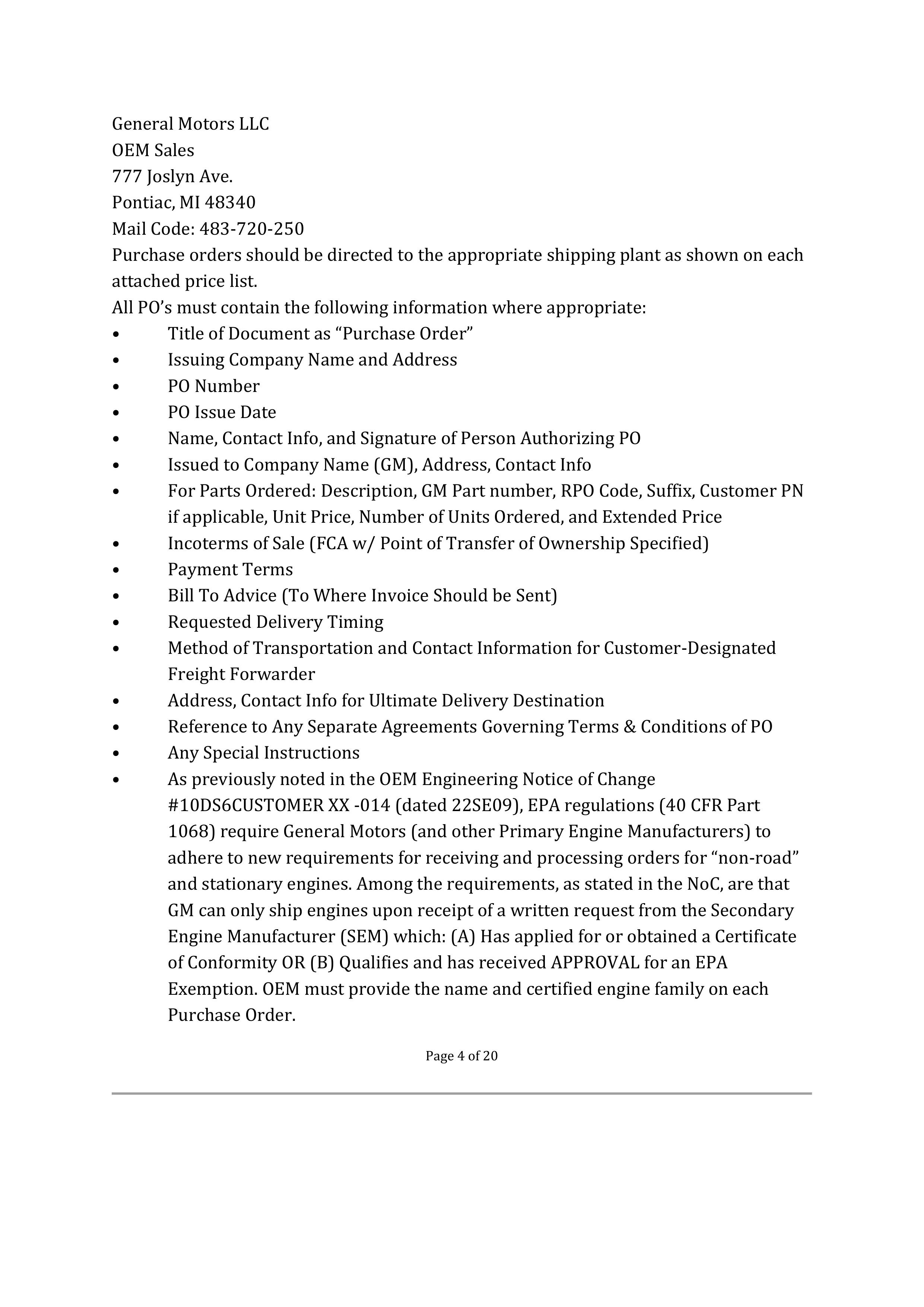 SUPPLY AGREEMENT between Malibu Boats, LLC and General Motors LLC — page 31