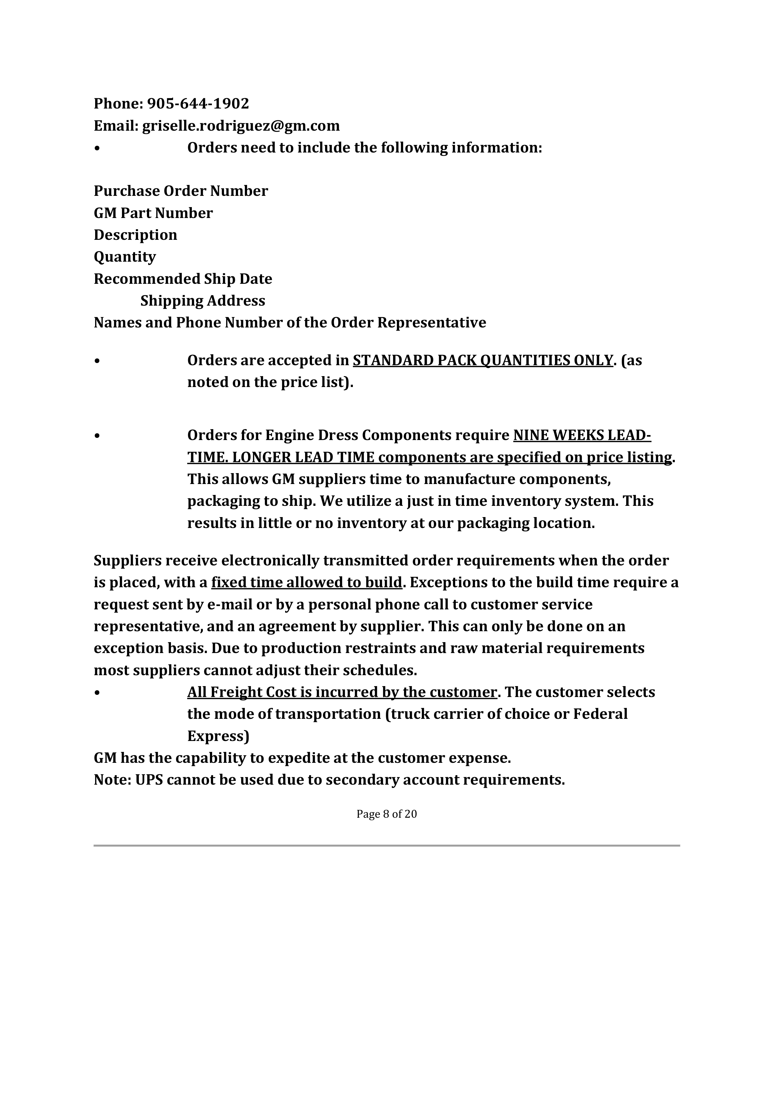 SUPPLY AGREEMENT between Malibu Boats, LLC and General Motors LLC — page 34