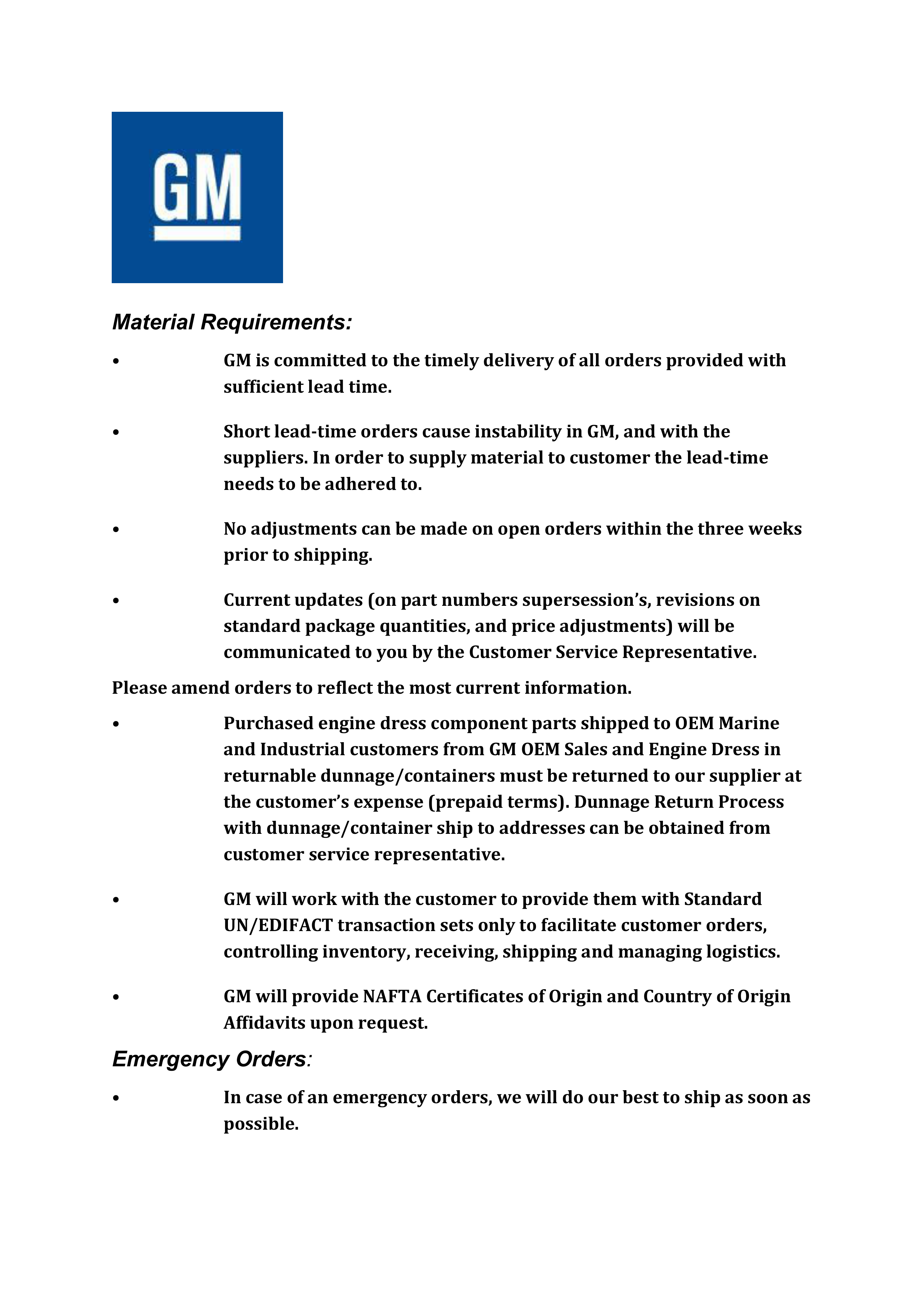 SUPPLY AGREEMENT between Malibu Boats, LLC and General Motors LLC — page 35