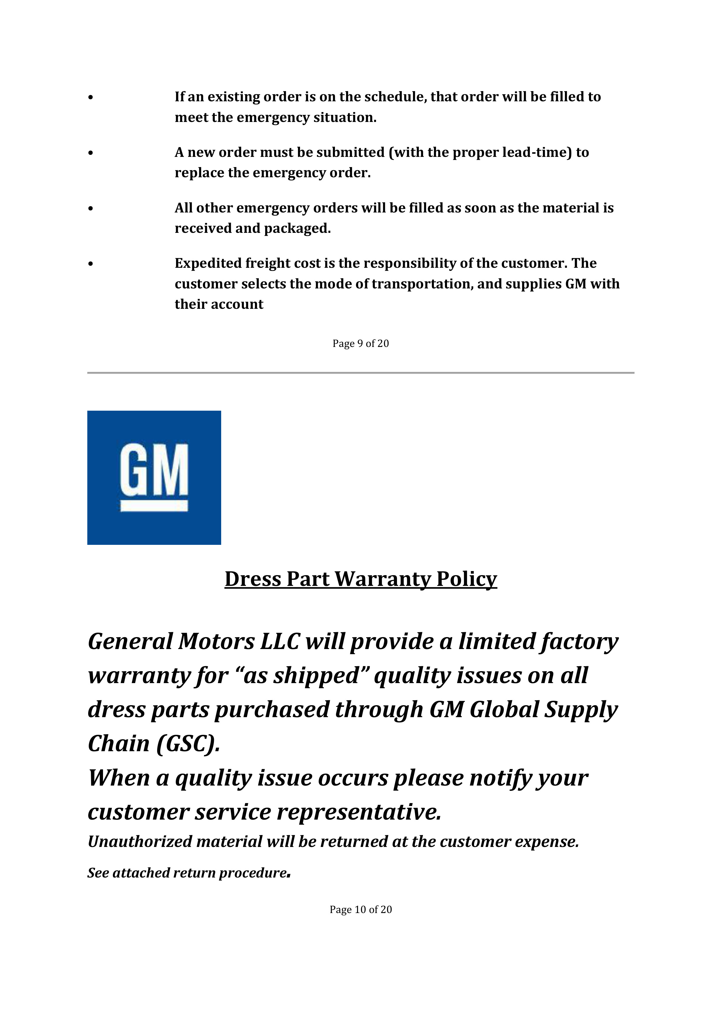 SUPPLY AGREEMENT between Malibu Boats, LLC and General Motors LLC — page 36