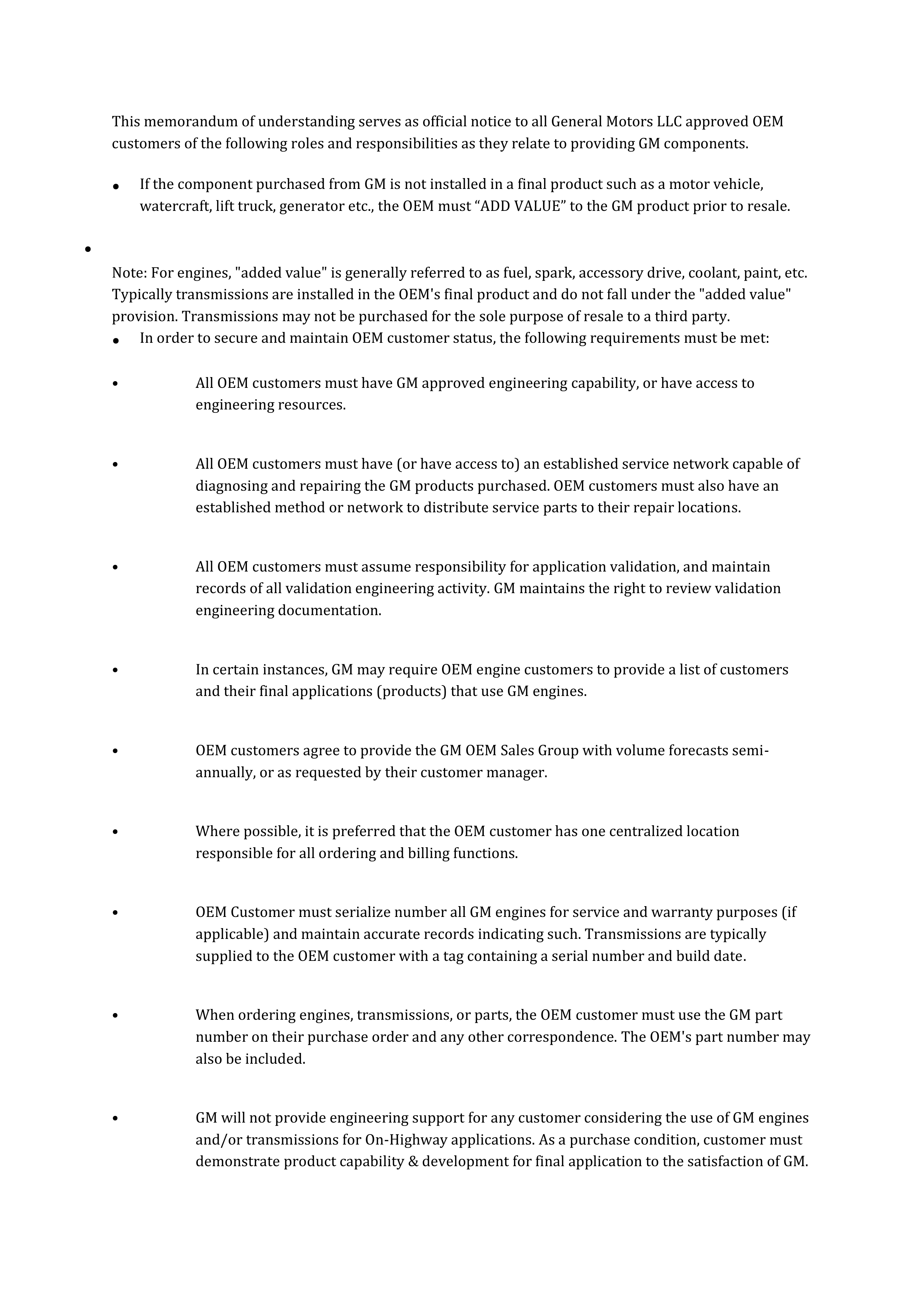SUPPLY AGREEMENT between Malibu Boats, LLC and General Motors LLC — page 45