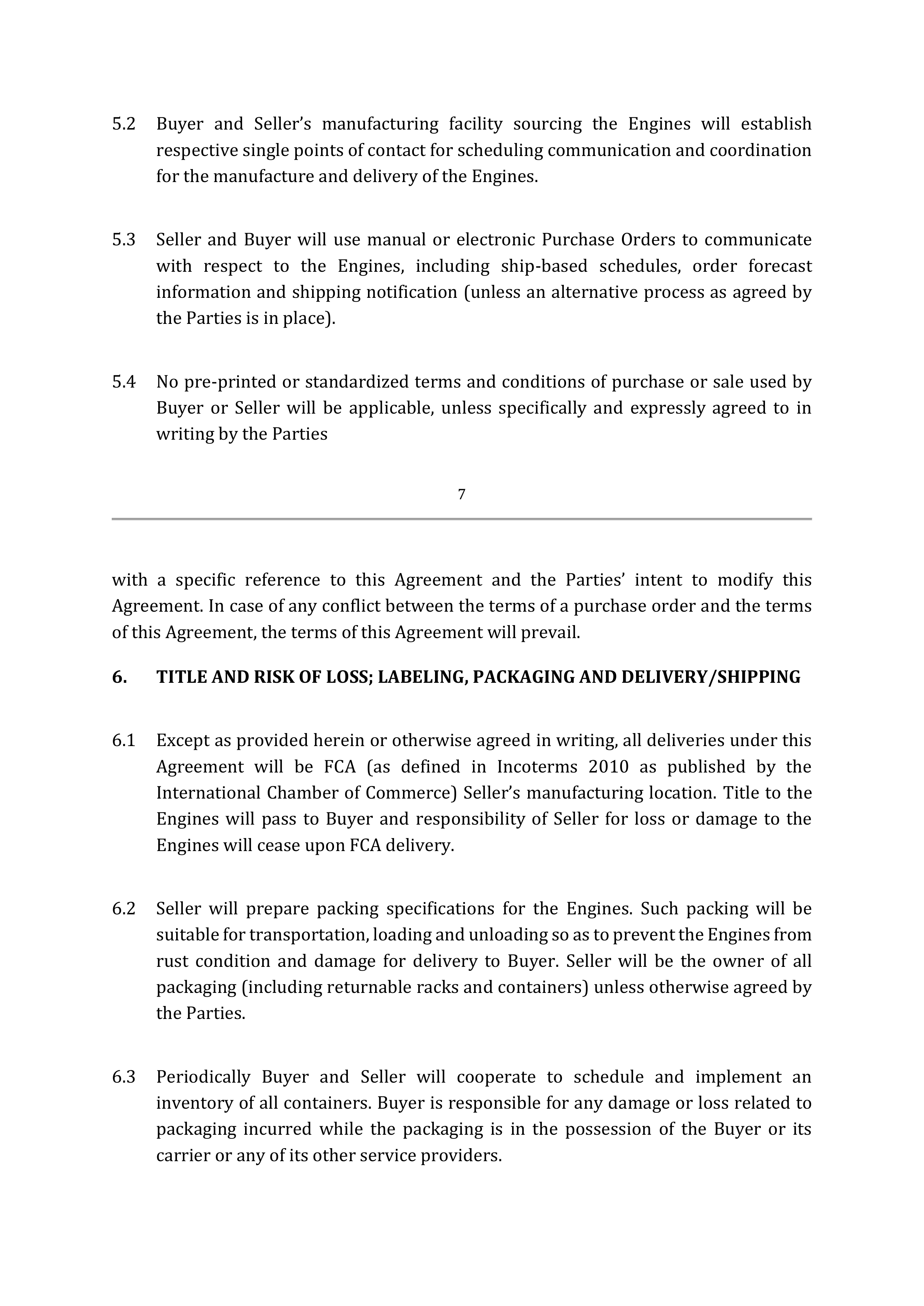 SUPPLY AGREEMENT between Malibu Boats, LLC and General Motors LLC — page 8