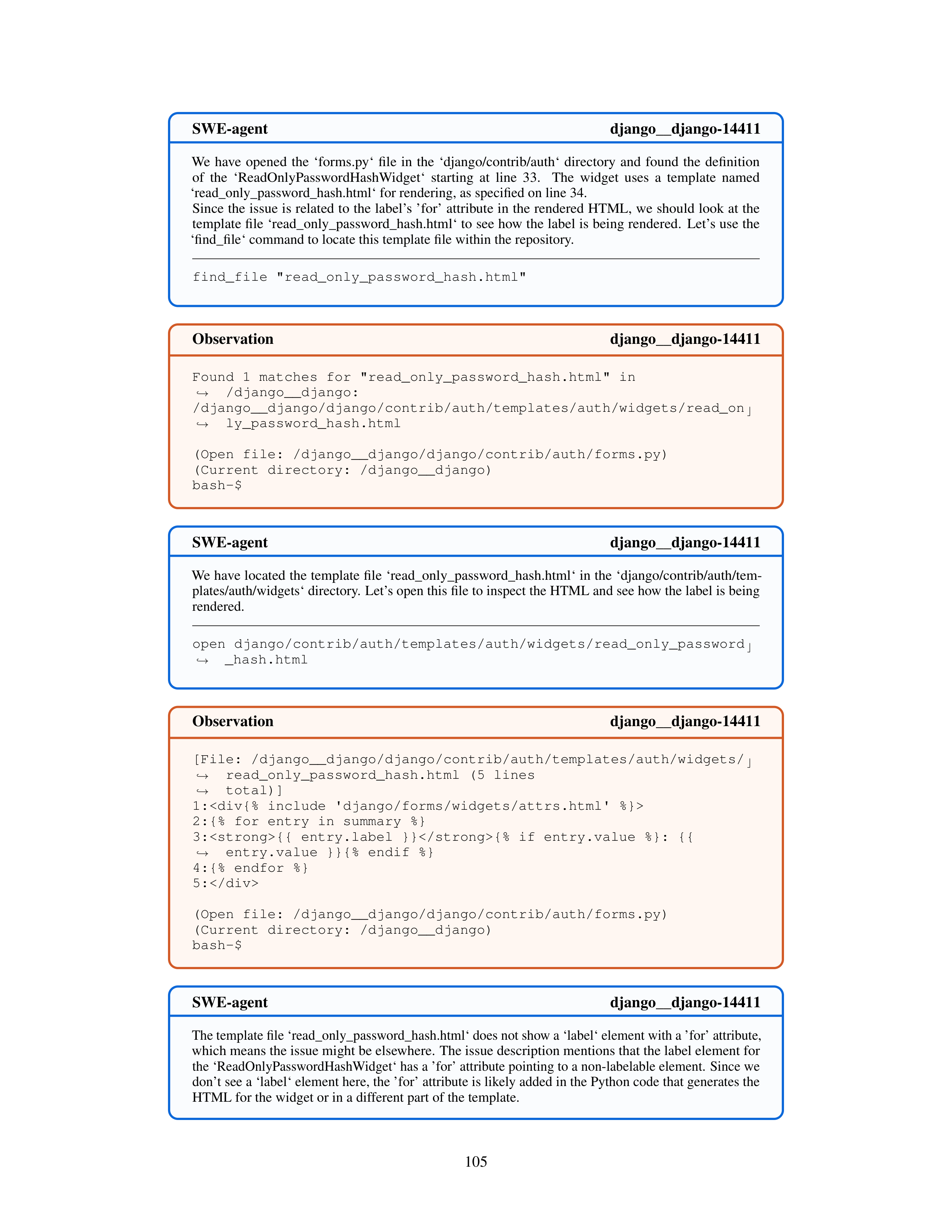 SWE-Agent AI Agent for Software Engineering Automation — page 105