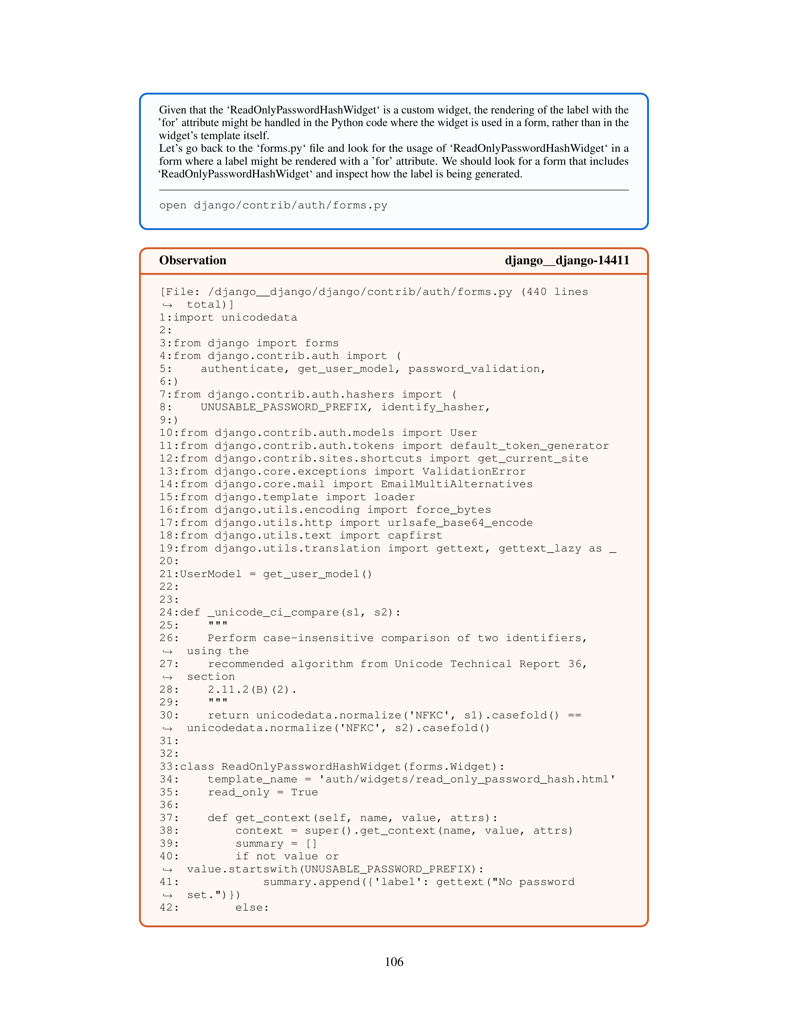 SWE-Agent AI Agent for Software Engineering Automation — page 106