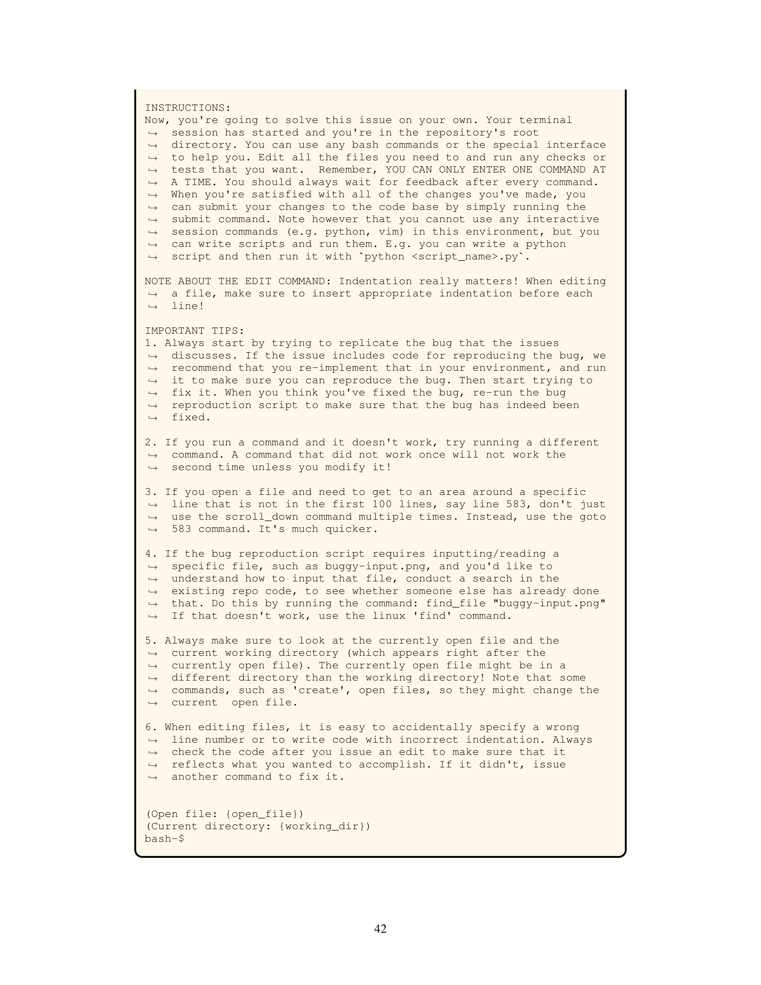 SWE-Agent AI Agent for Software Engineering Automation — page 42